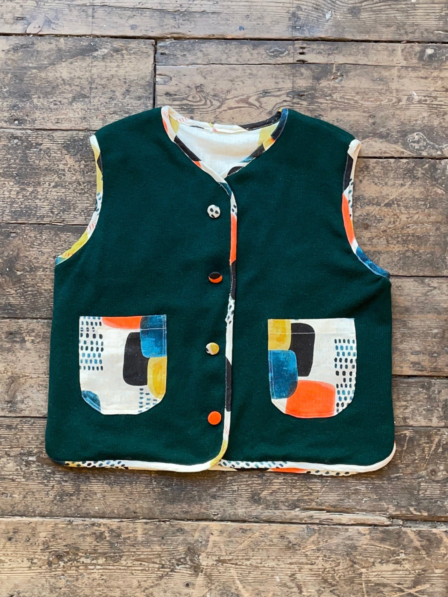 Gilet / Waistcoat - Wool Blanket Project - No.19
