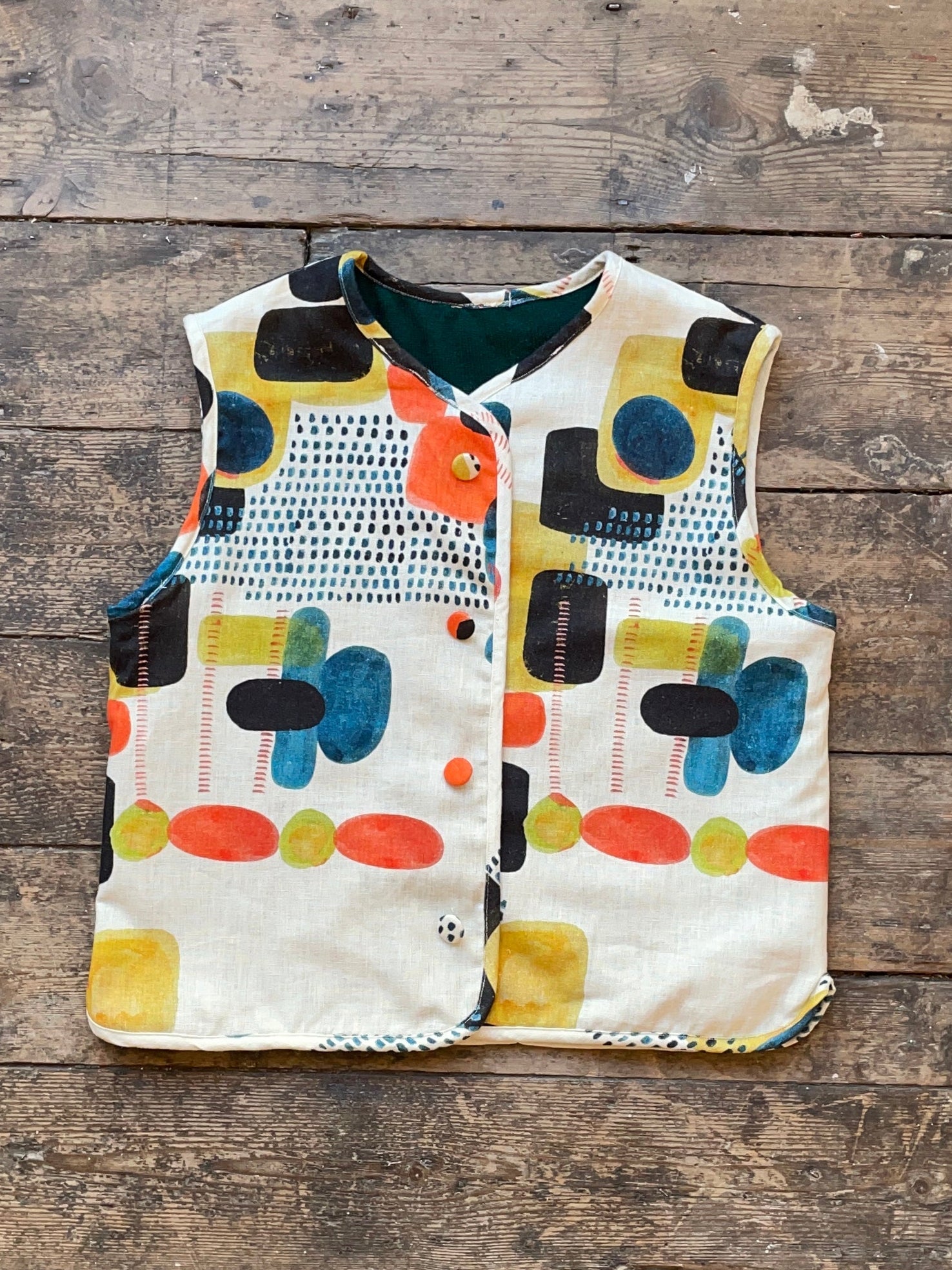 Gilet / Waistcoat - Wool Blanket Project - No.19