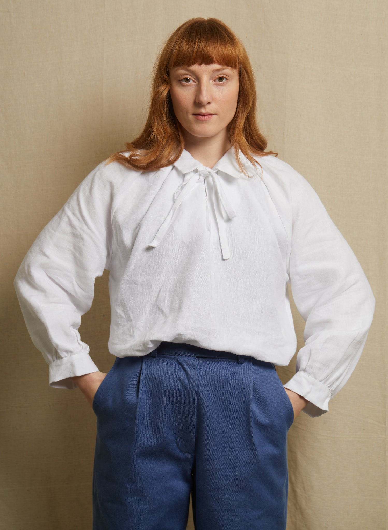 Joan Top - Ivory Plain