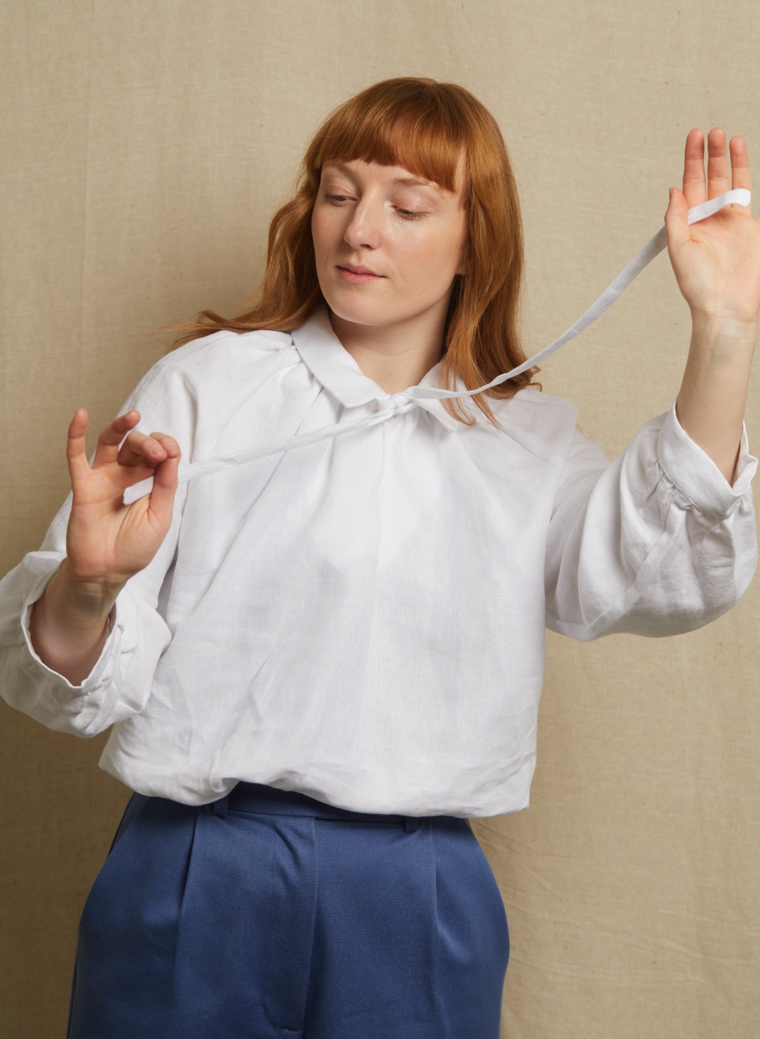 Joan Top - Ivory Plain