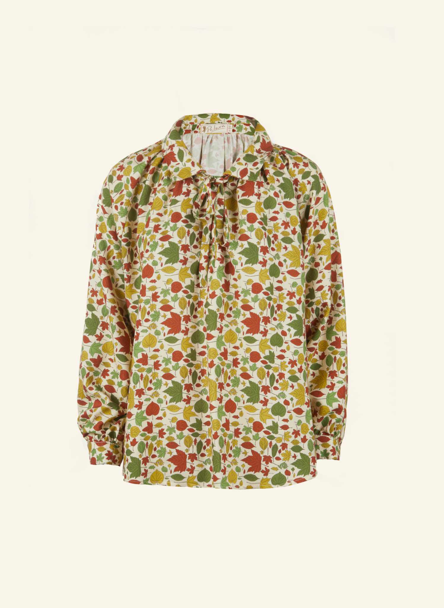 Joan - Ivory Autumn Leaves Blouse