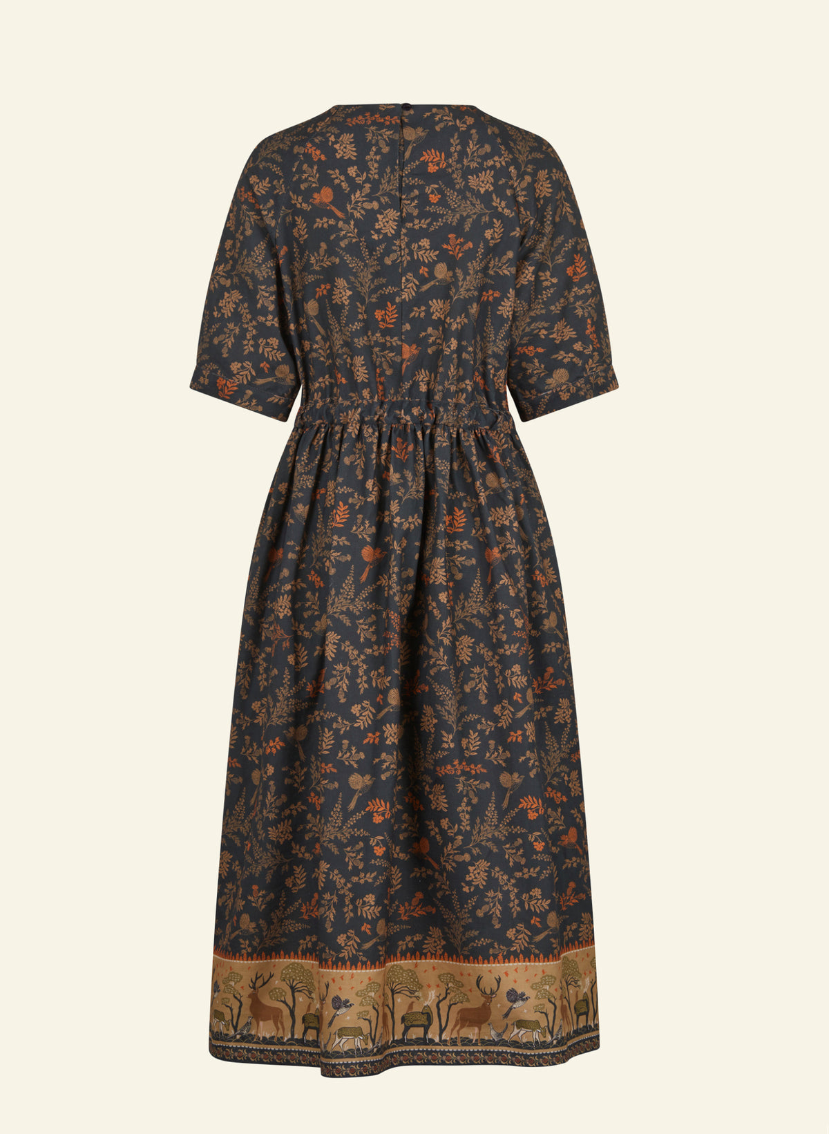 Juliette Dress - Navy Ancient Deer