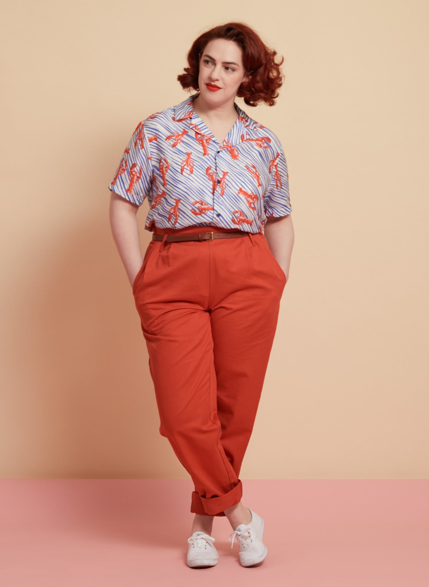 Unisex Short-Sleeved TENCEL™ Lobster Shirt | Made in UK
