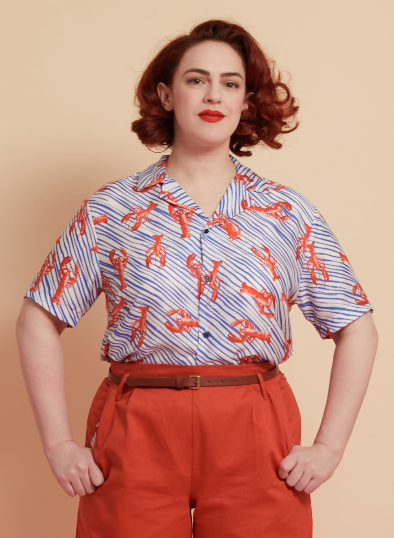 Unisex Short-Sleeved TENCEL™ Lobster Shirt | Made in UK
