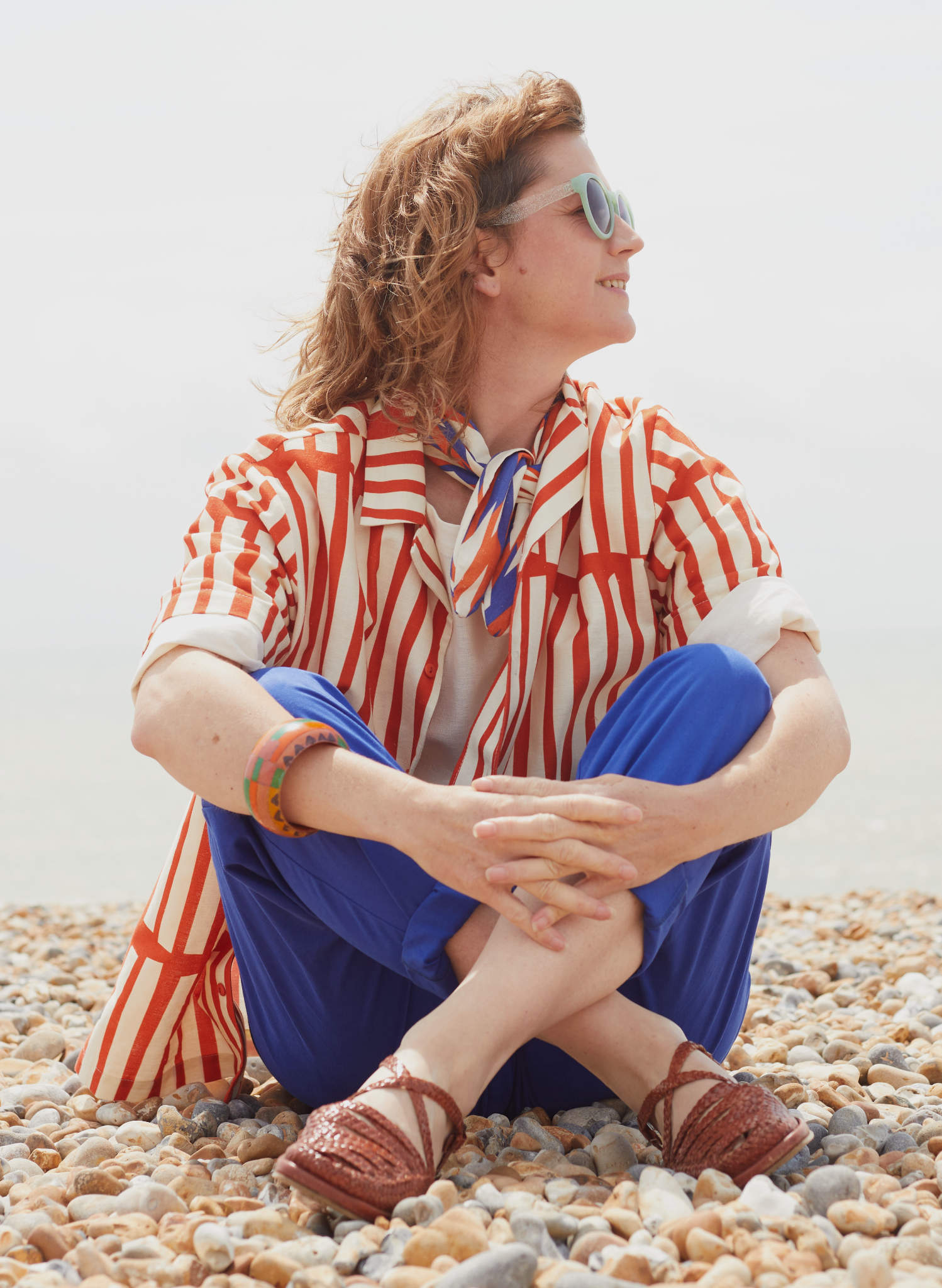 Archive Sale - Size 10 - Kit Shirt - Red Box Stripe