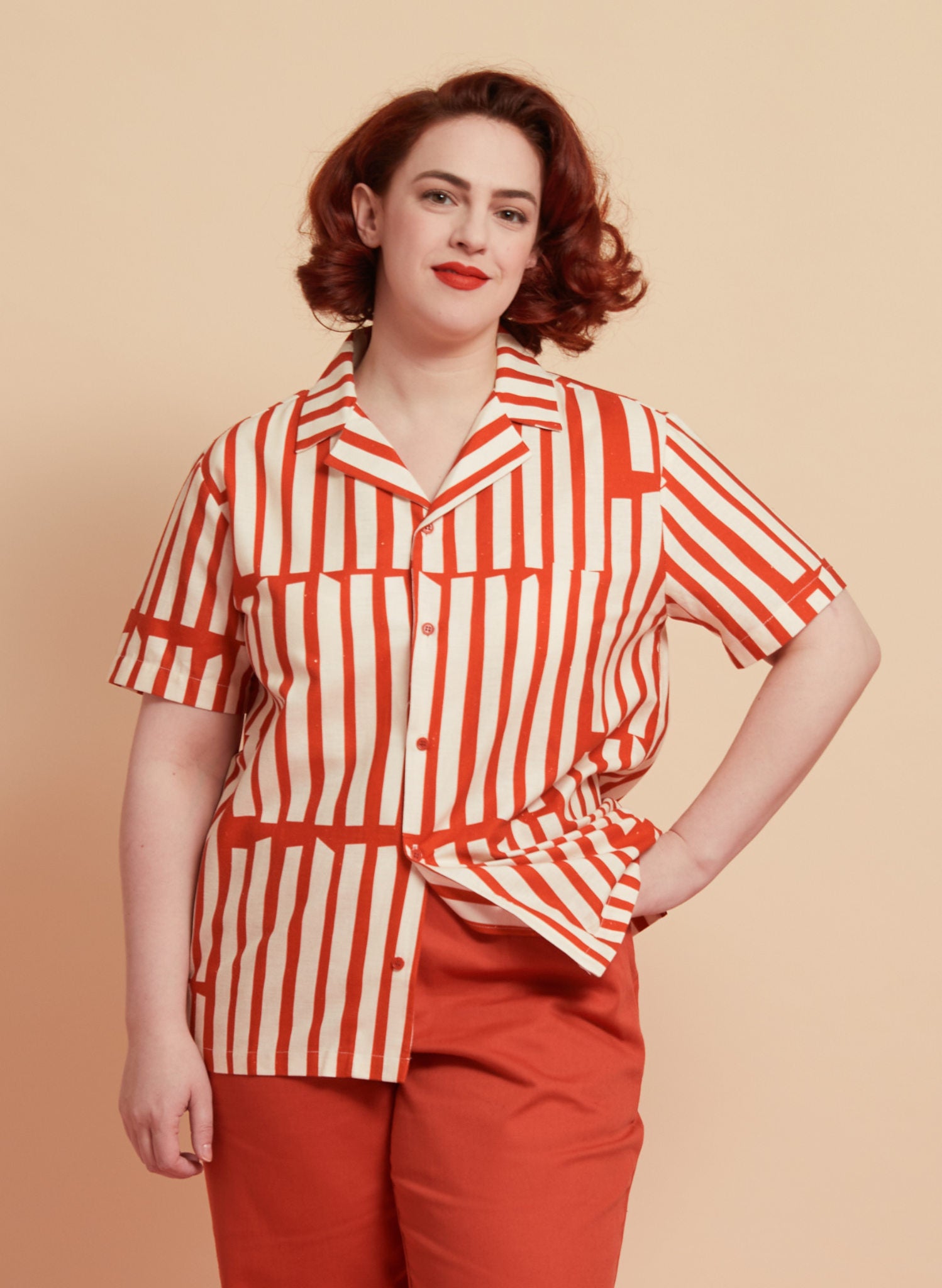 Archive Sale - Size 10 - Kit Shirt - Red Box Stripe