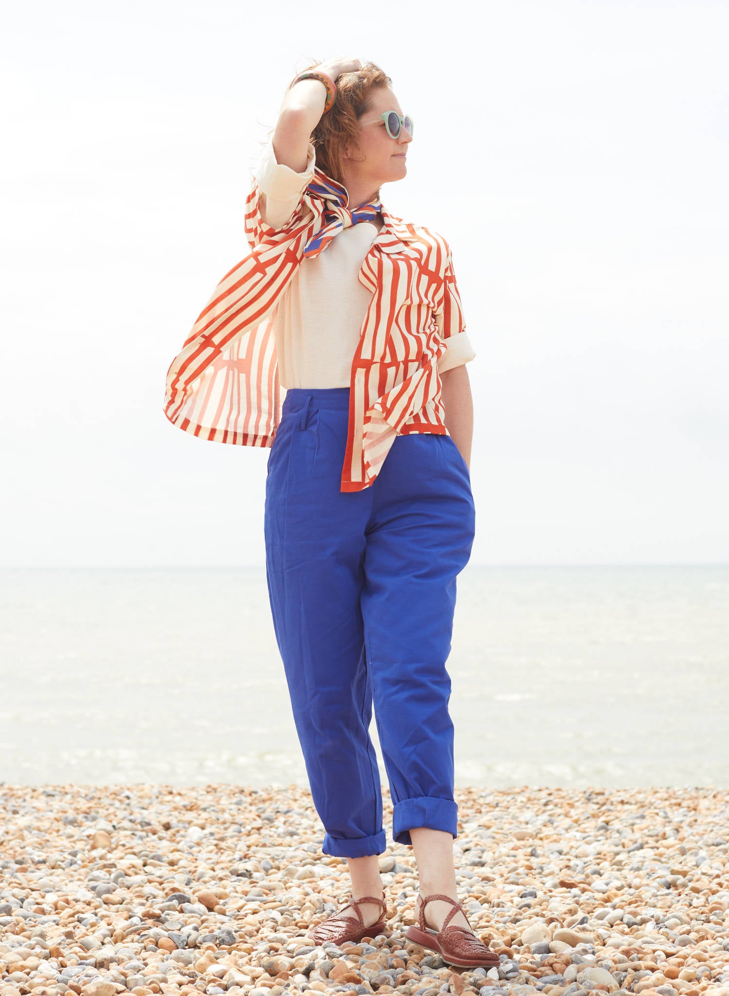 Archive Sale - Size 10 - Kit Shirt - Red Box Stripe