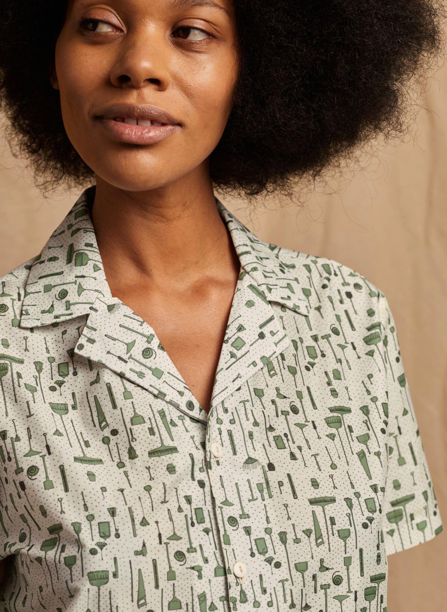 Kit Shirt - Cream Tiny Hardwear