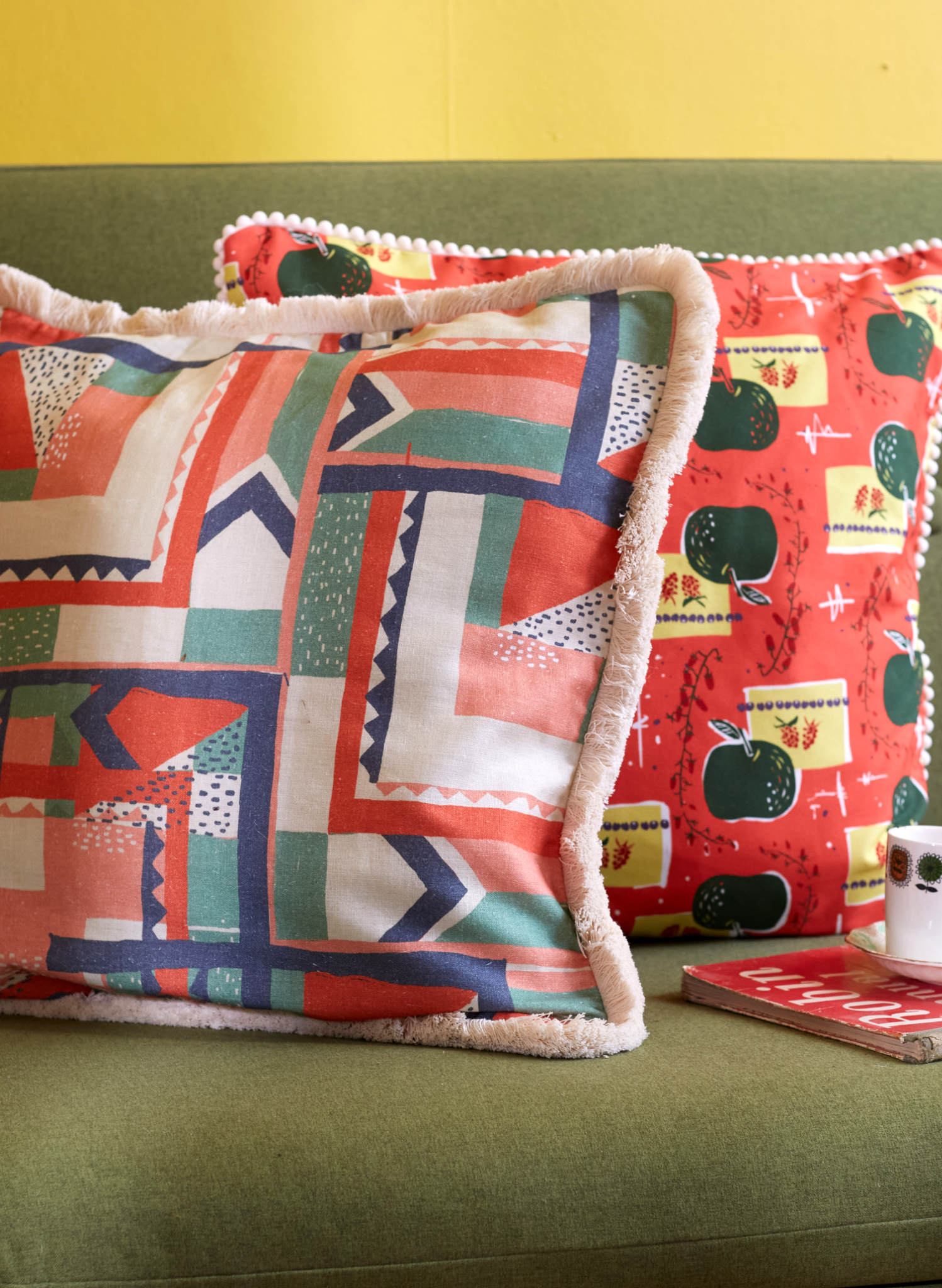 Cushion Cover - Mint High Wire