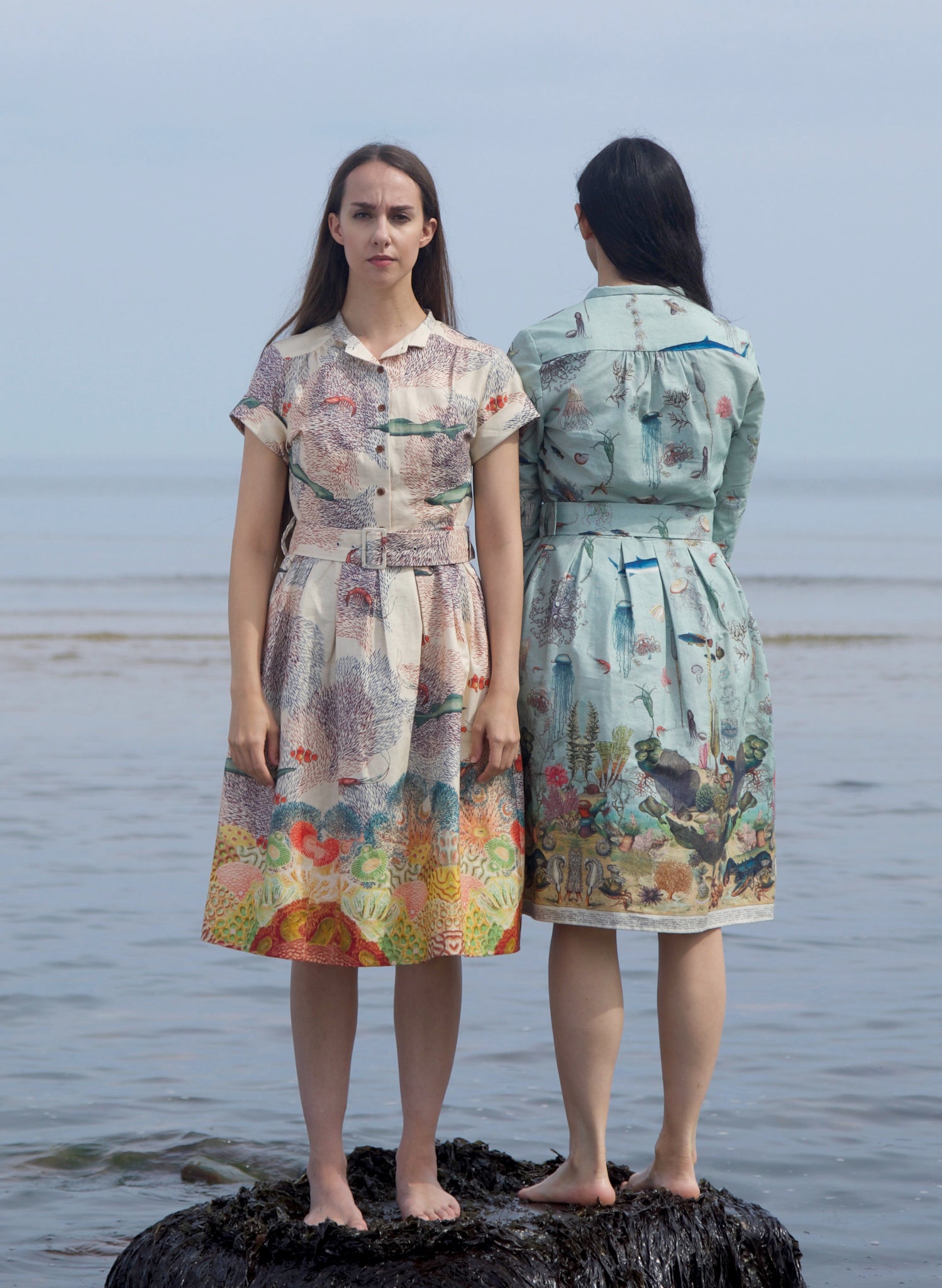 Louise Dress - Ivory Coastal Migration