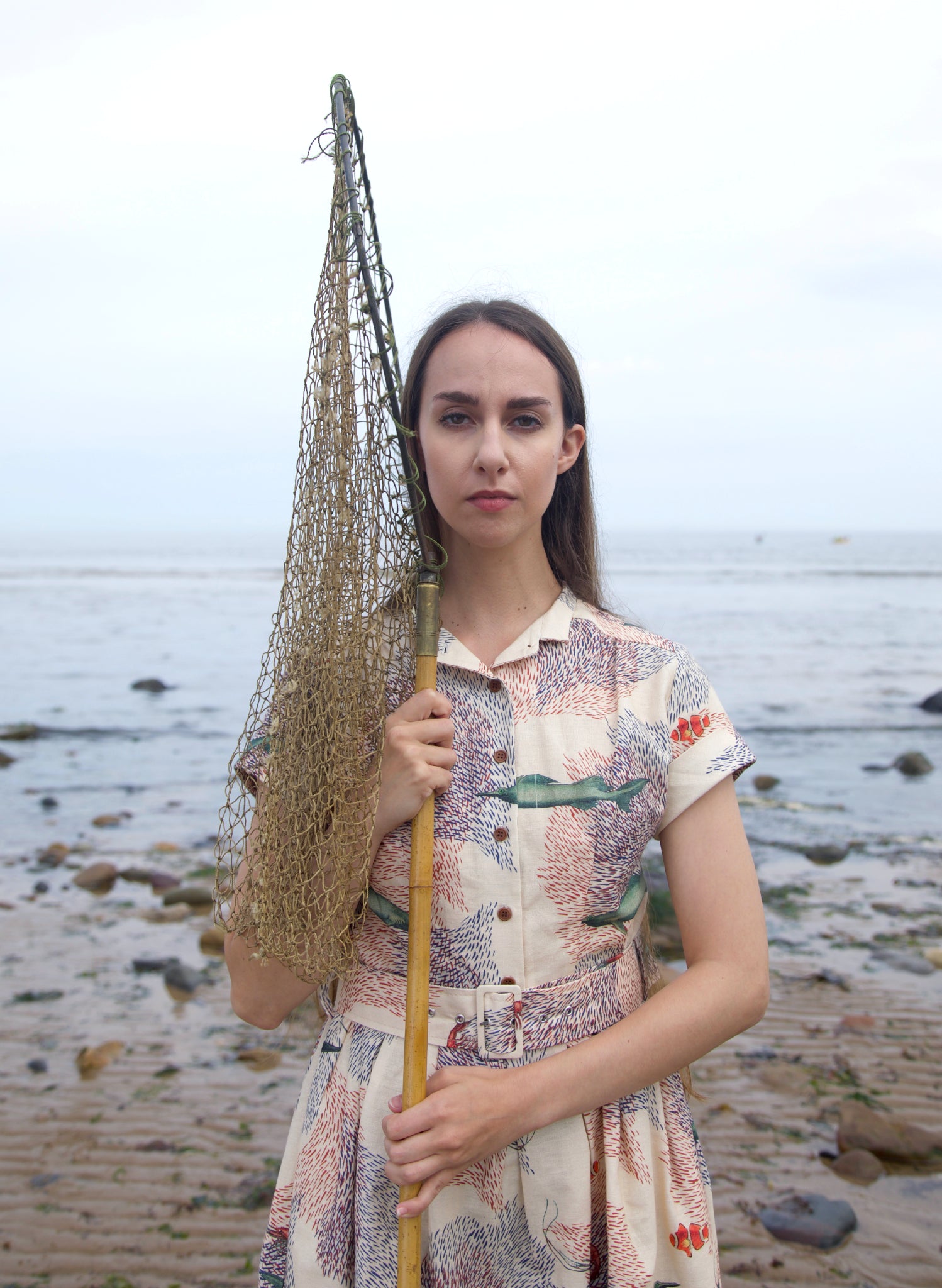 Louise Dress - Ivory Coastal Migration