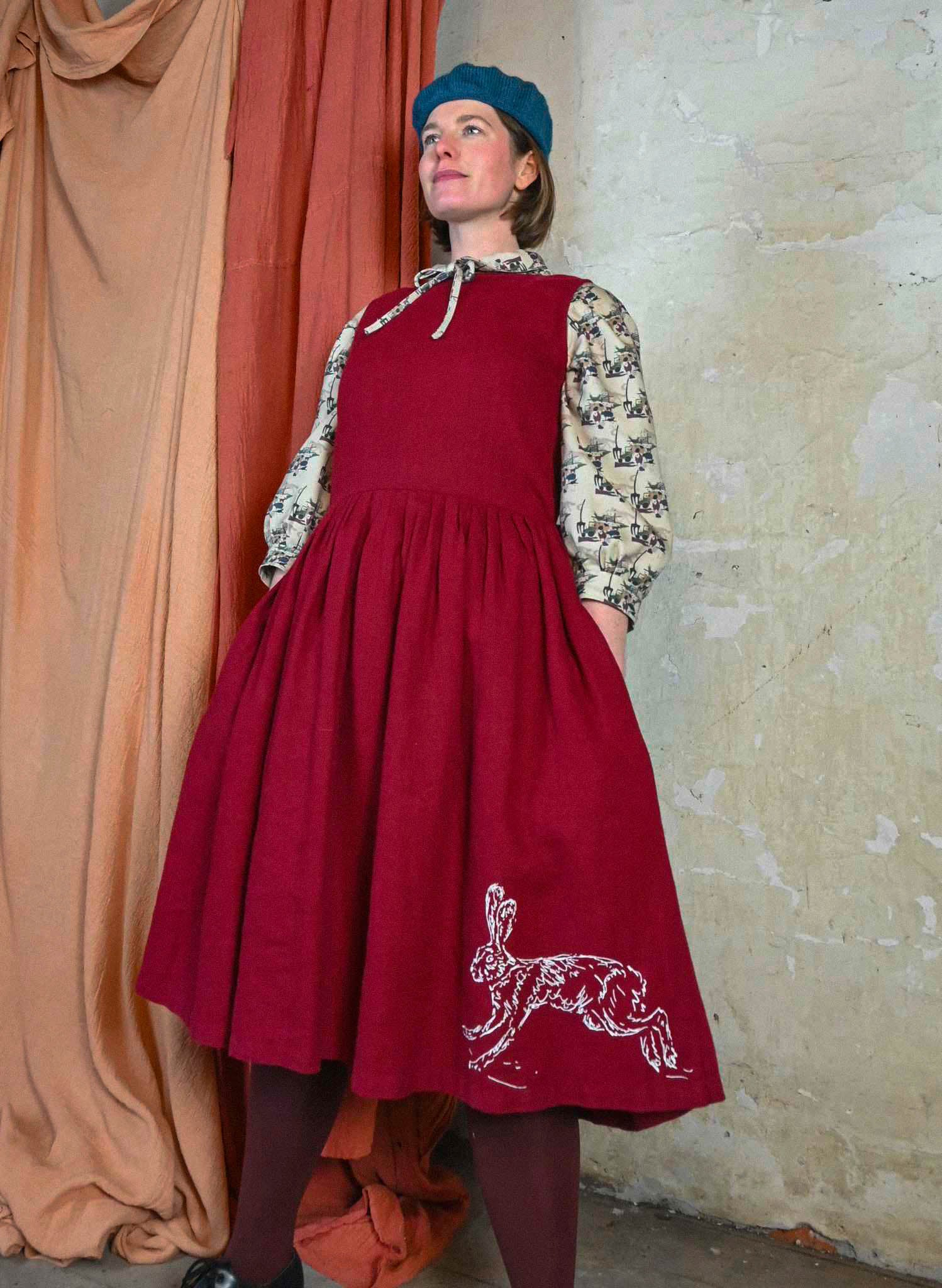 Mabel Dress - Berry Hare