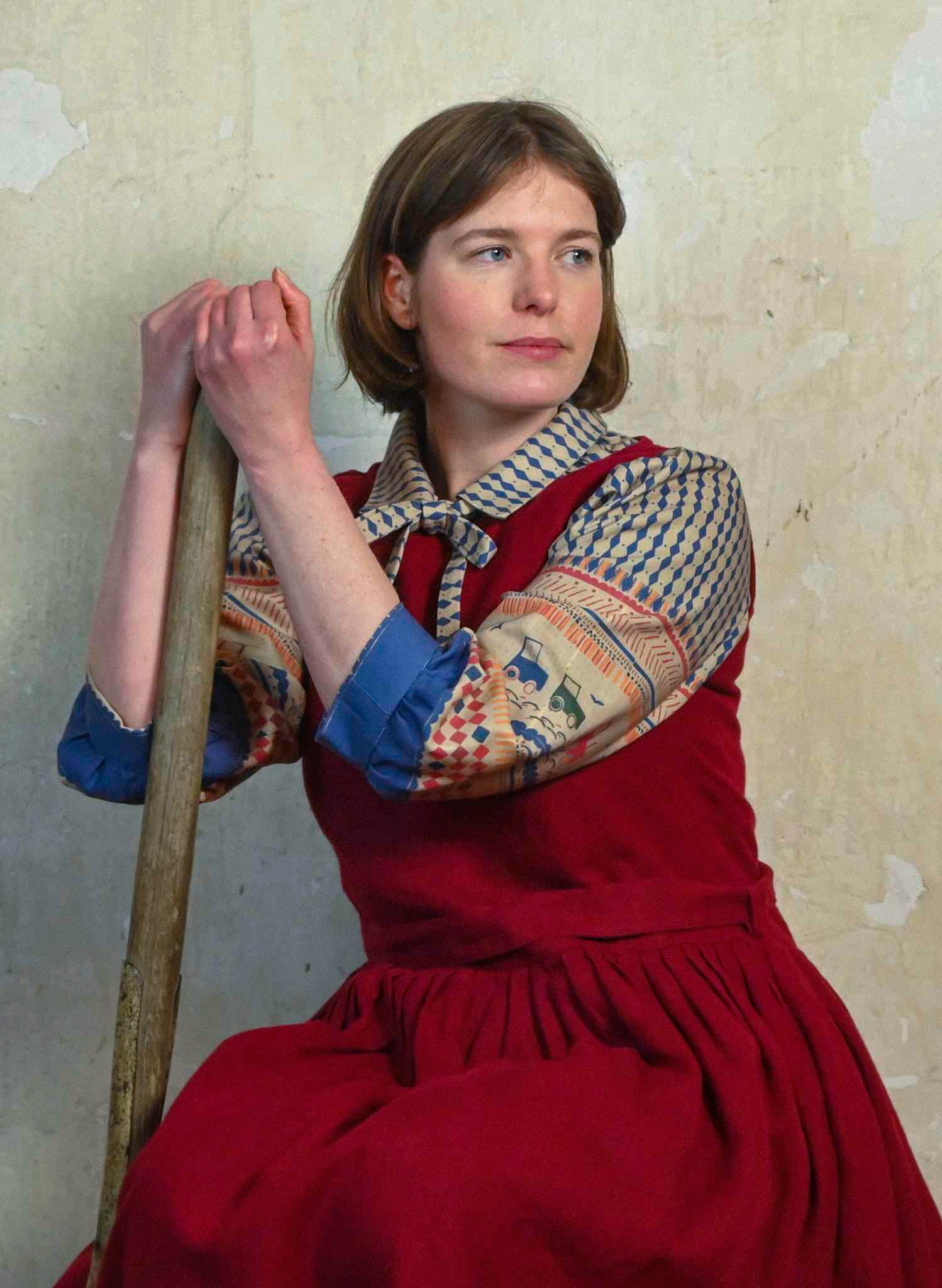 Mabel Dress - Berry Hare