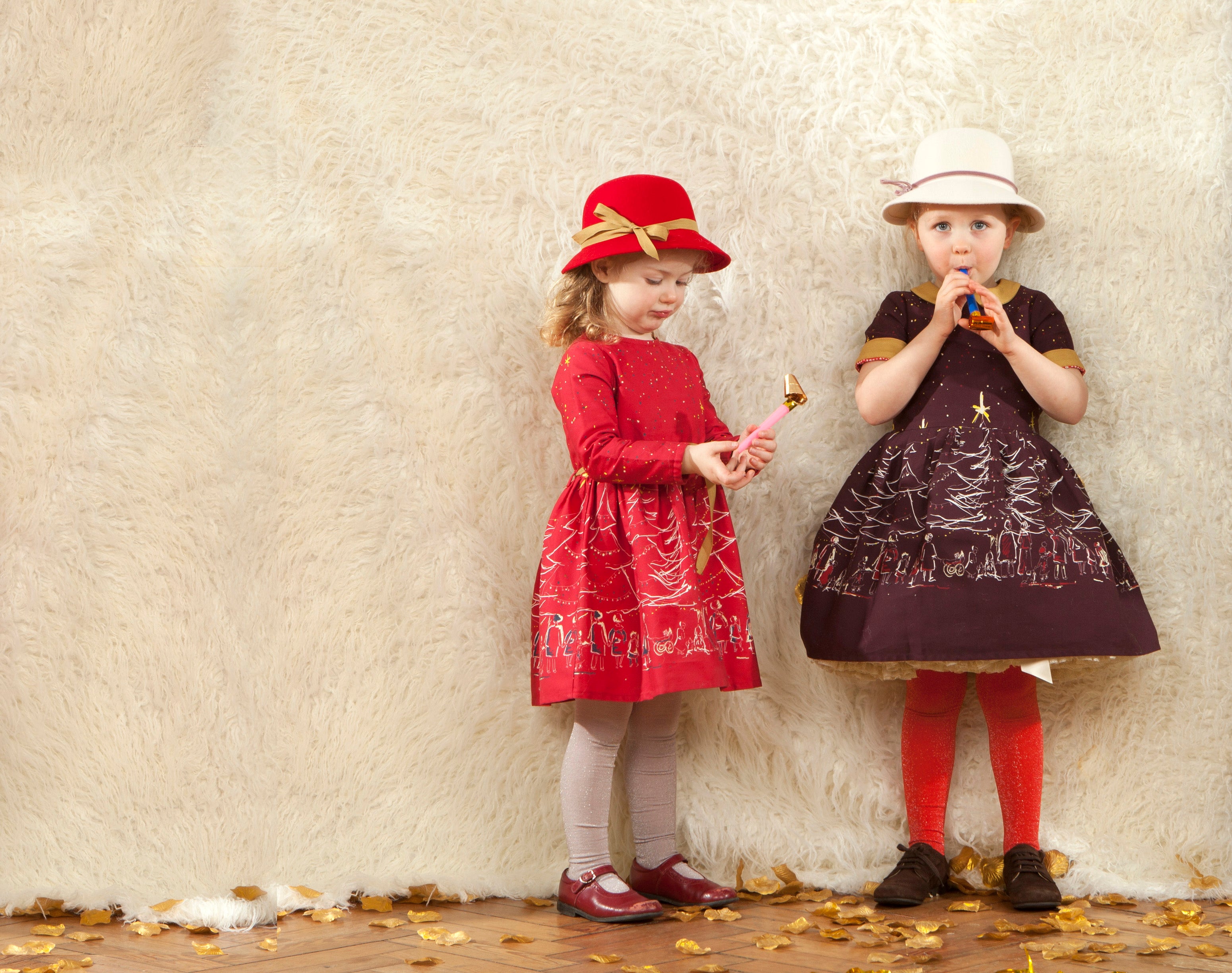 Archive Sale - Children's Cloche Hat - Cream