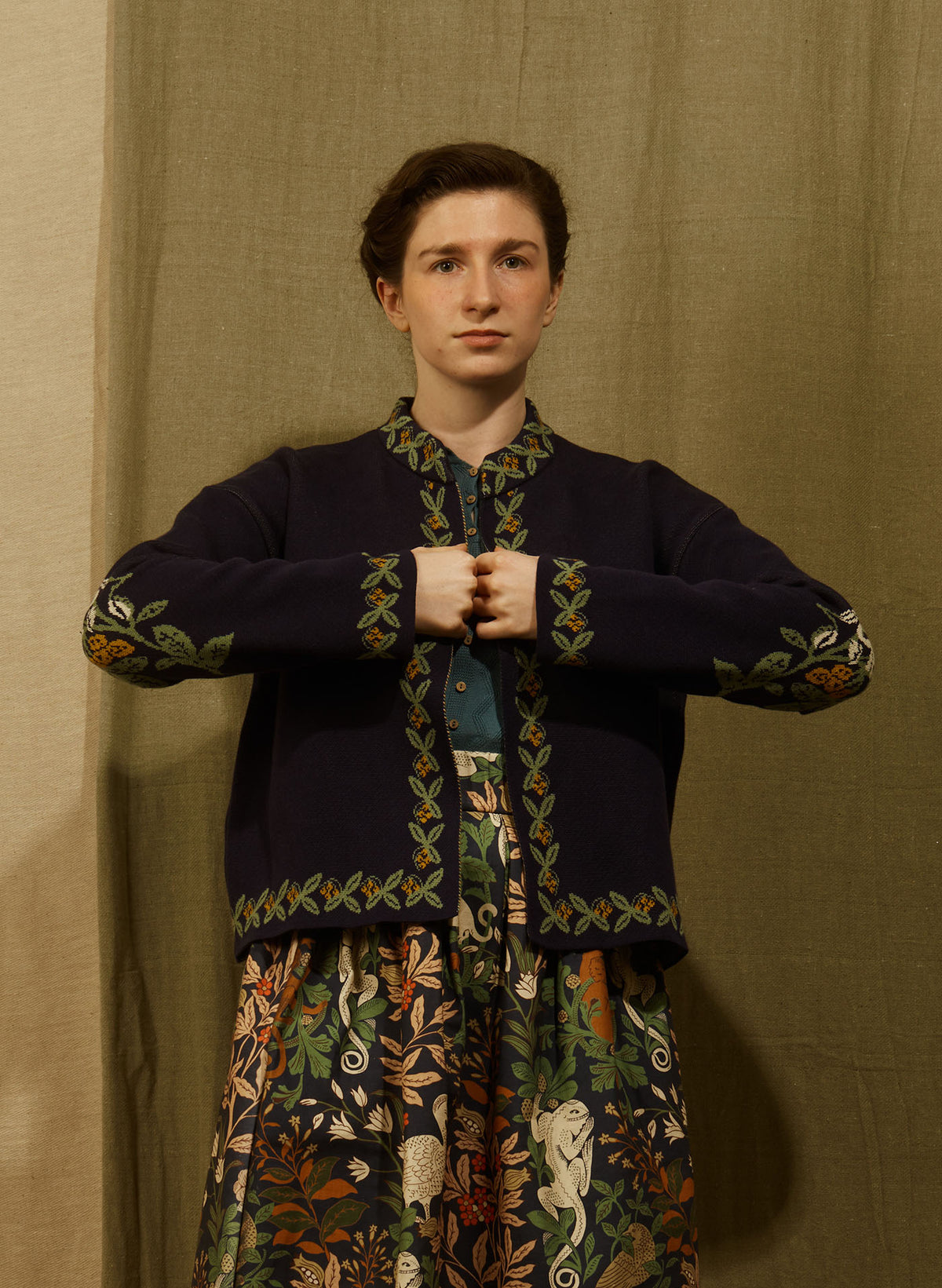 Agnes Jacket - Navy Dodo