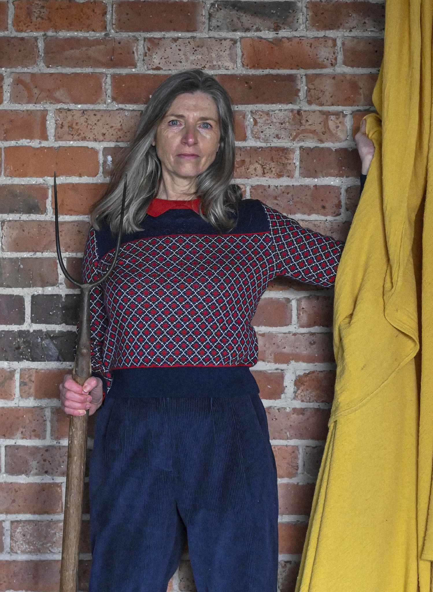 Thelma Trousers - Navy Corduroy