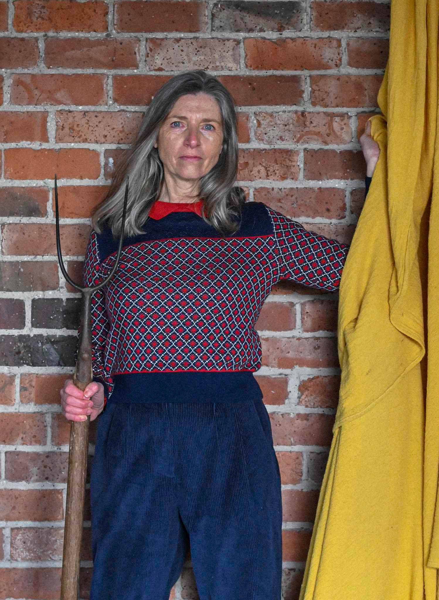 Nancy - Navy Tiles Top