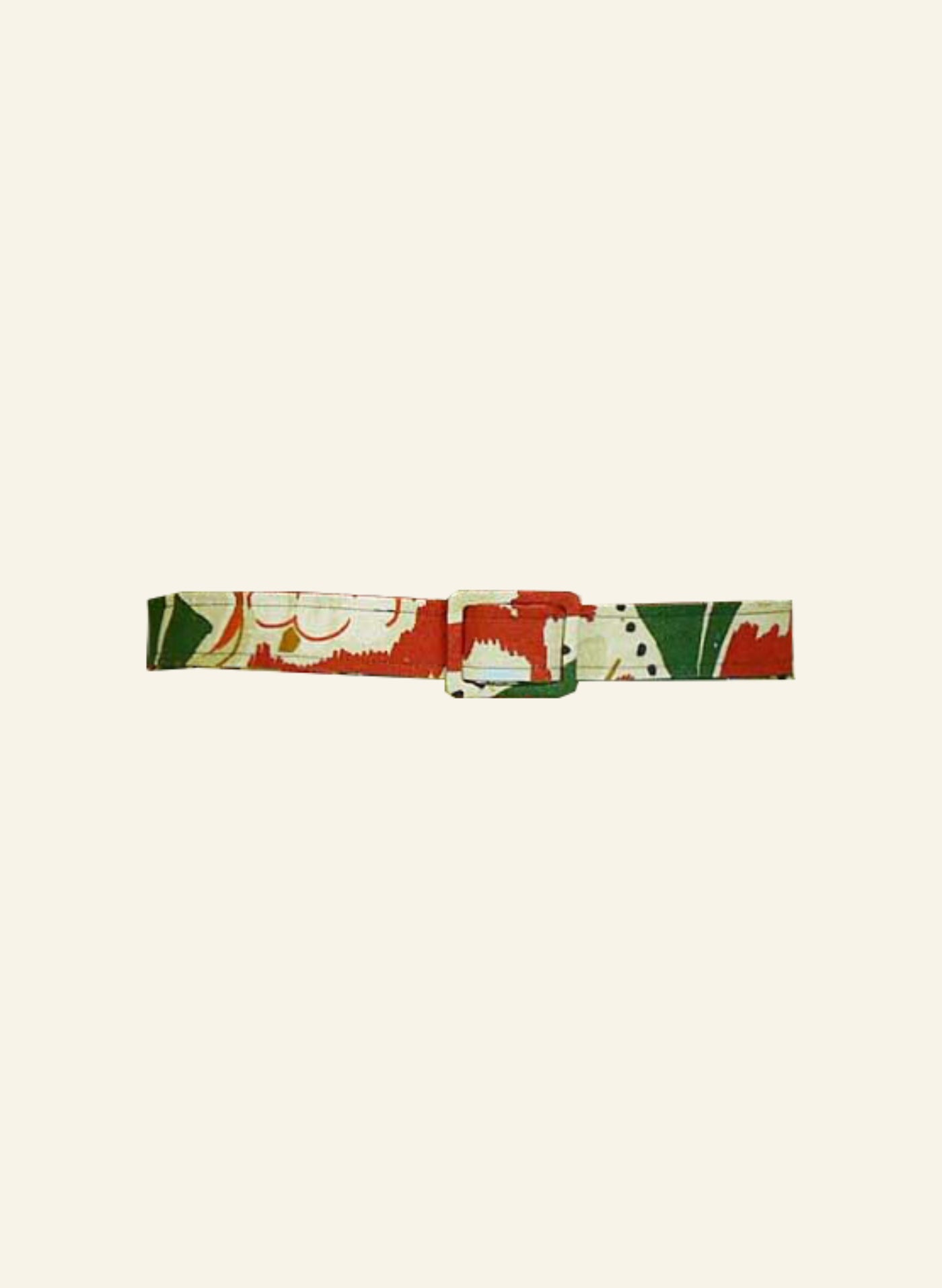 Archive Sale - Buckle Belt - Burgundy Sailing Boats