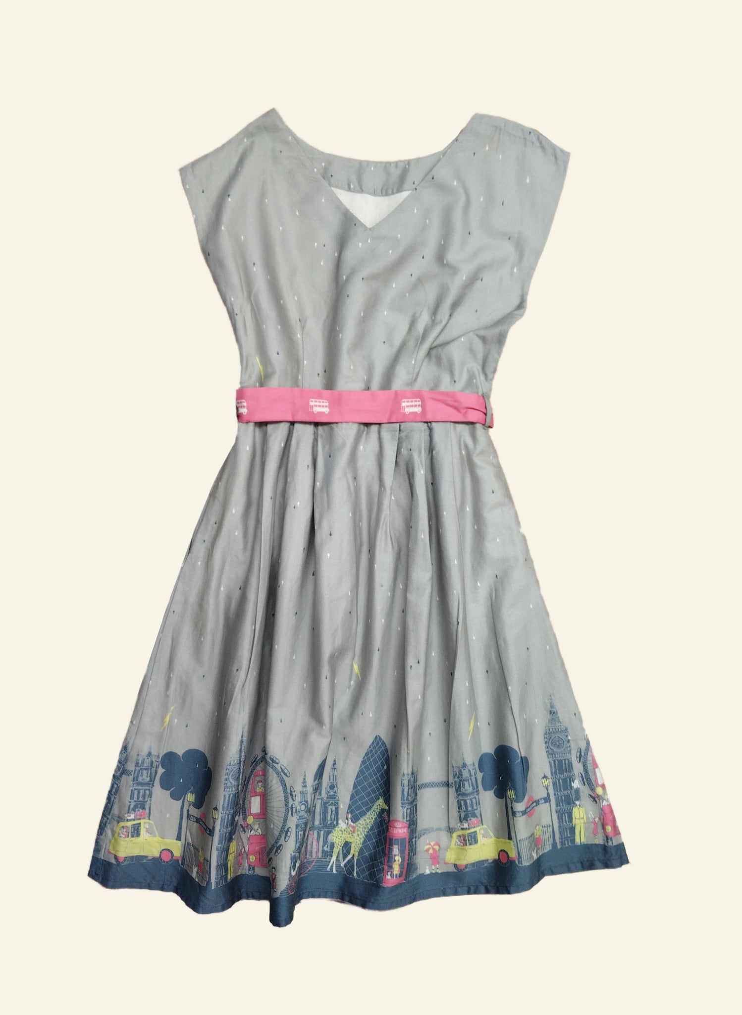 PRE LOVED - Beatrice Grey/Raspberry London