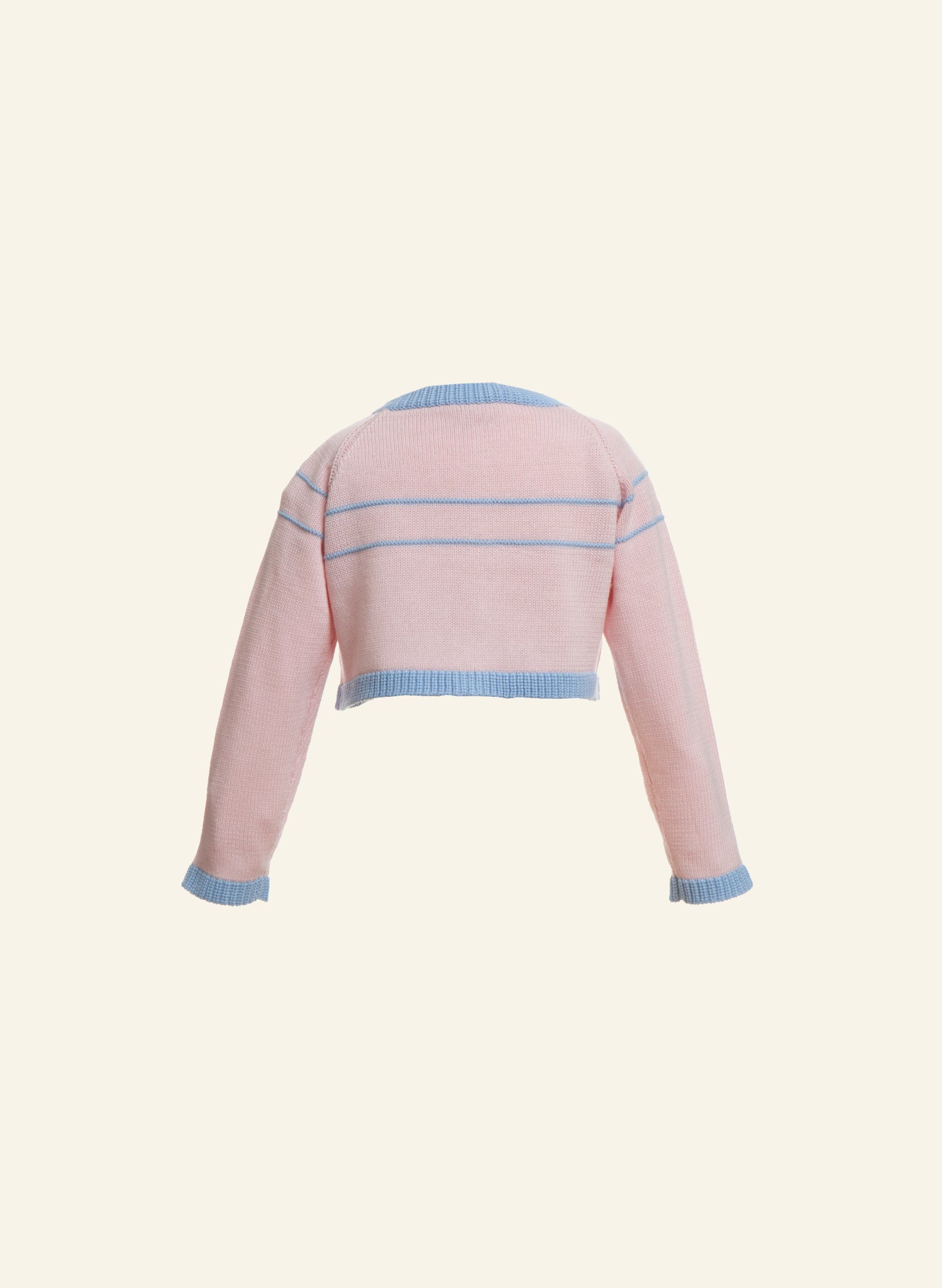 Archive Sale - Poppy - Age 4-5 - Pink Knit Bolero cardigan