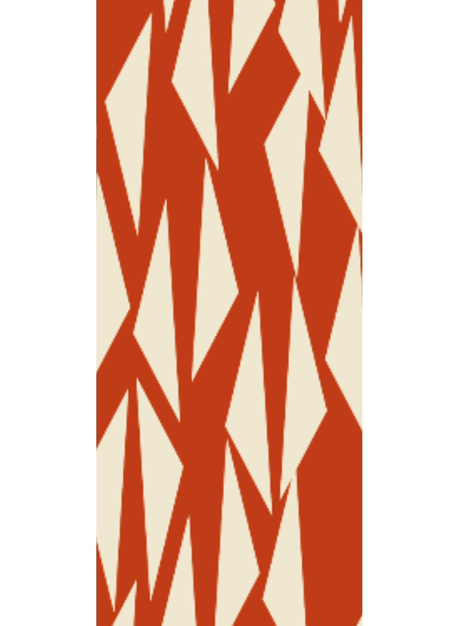 Remnant - 1m - Red Sails - Cotton Linen Blend - Fabric