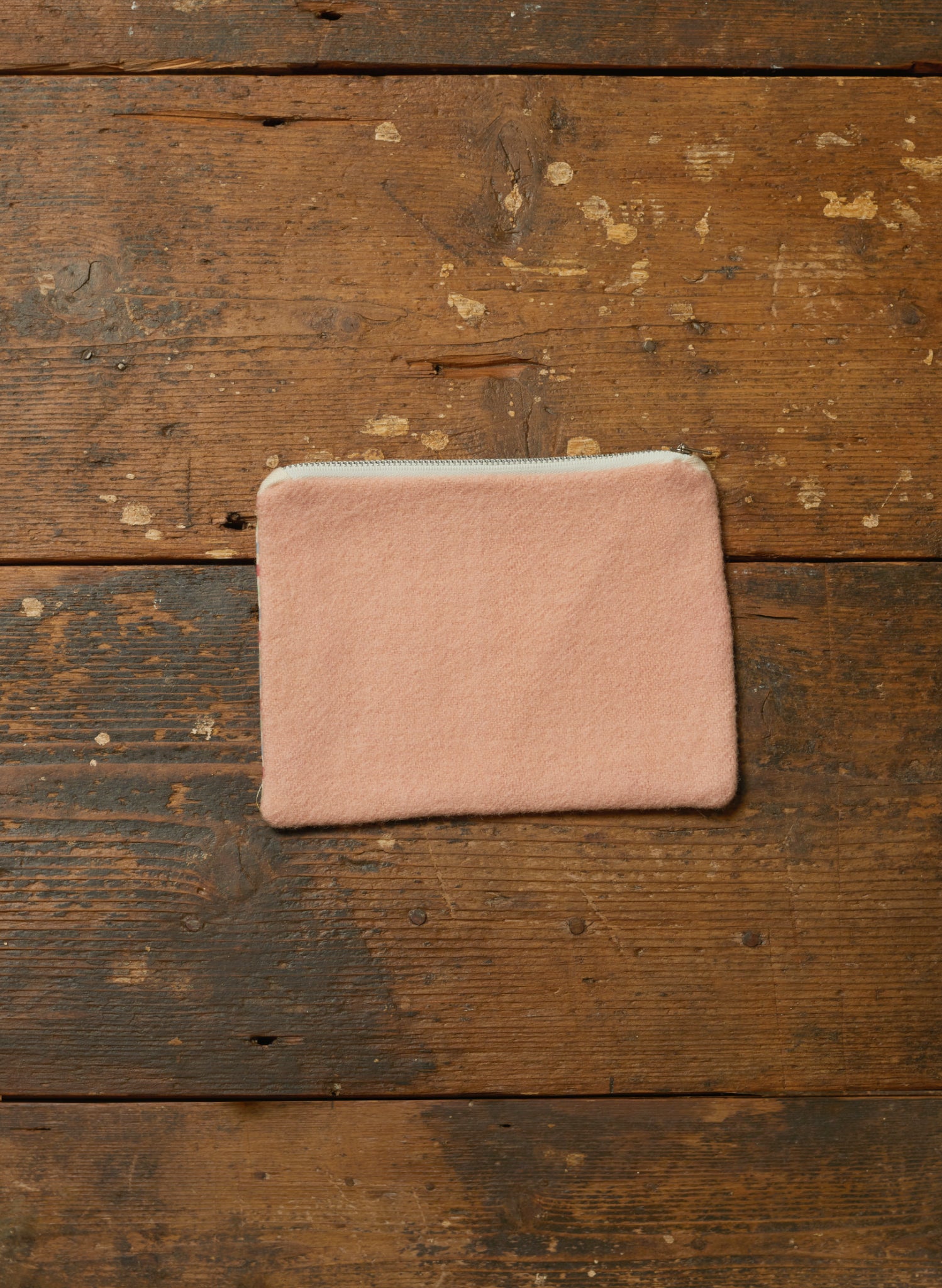 Zip Pouch- Small - Pastel Stripe