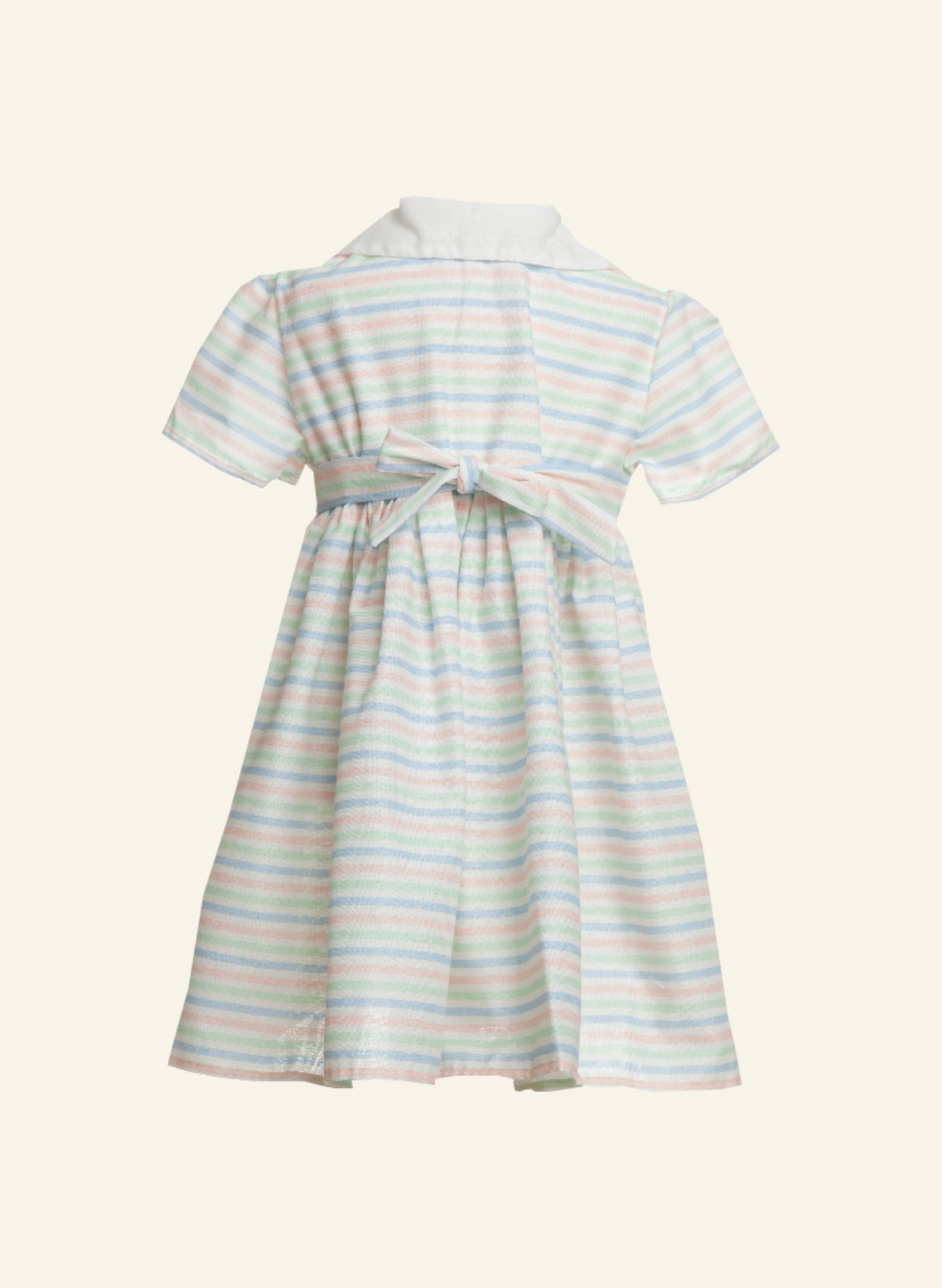 Archive Sale - Age 3 - Lula Dress - Stripe Pastel