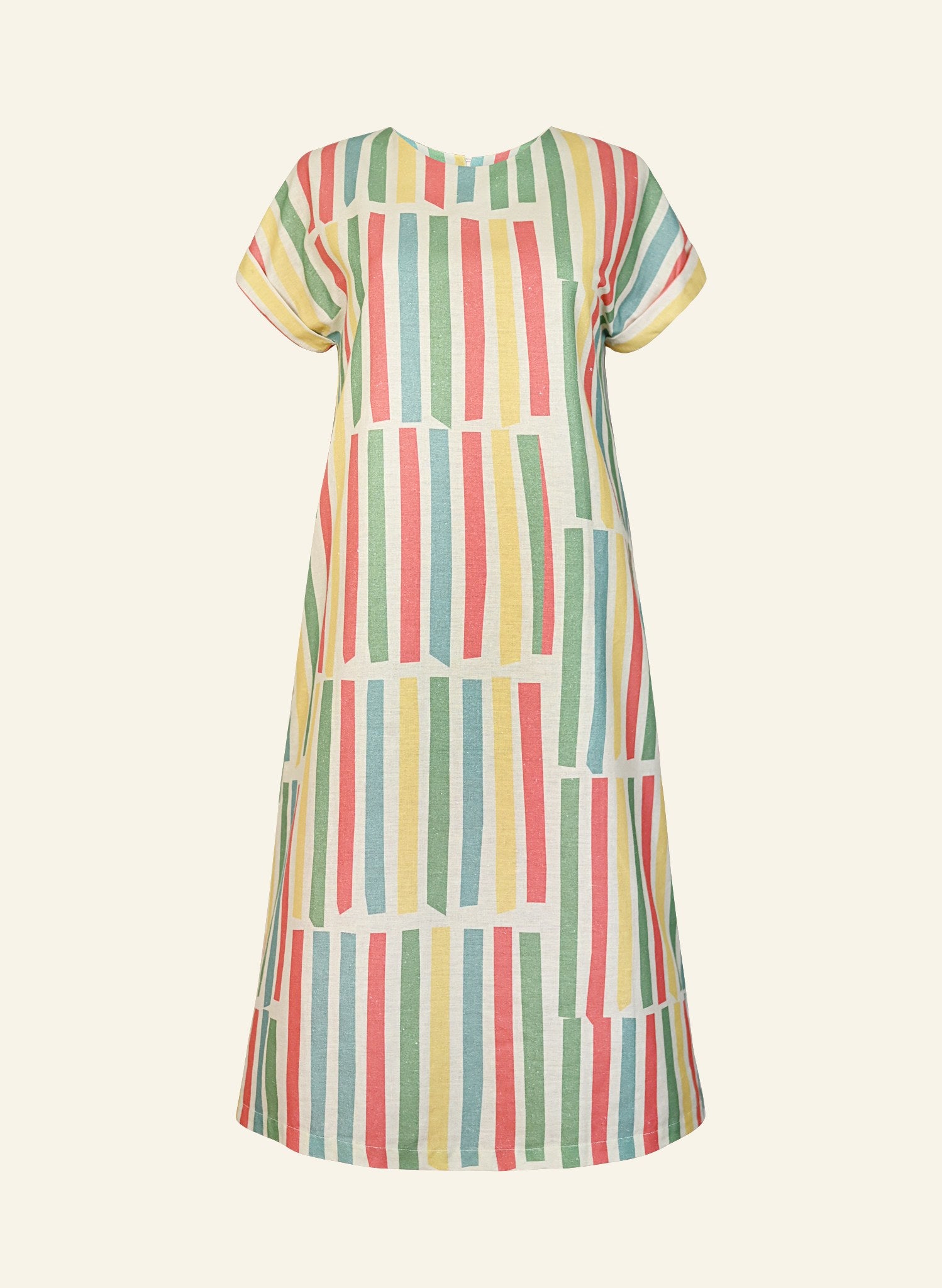 Archive Sale - Size S - Sally Multi Beach Stripe