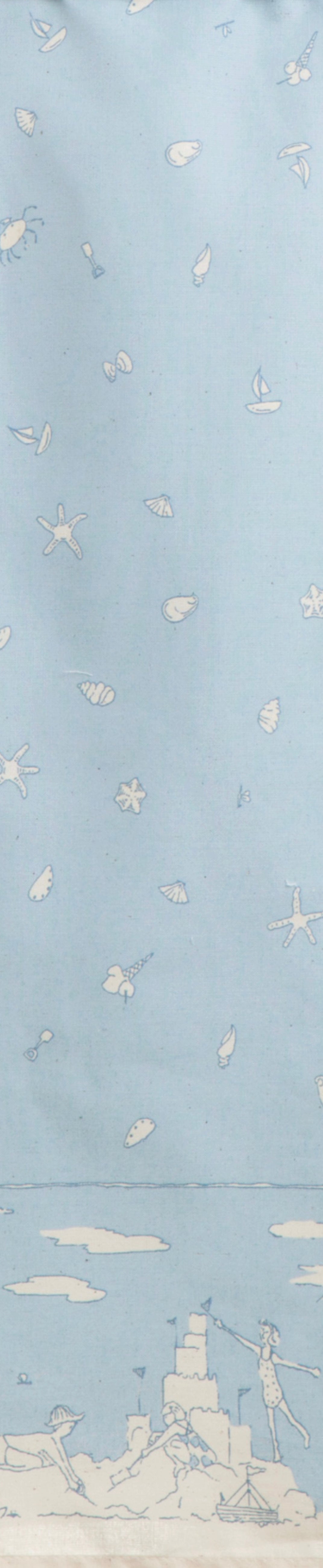 Remnant - 45x156cm - Blue Seaside - Cotton