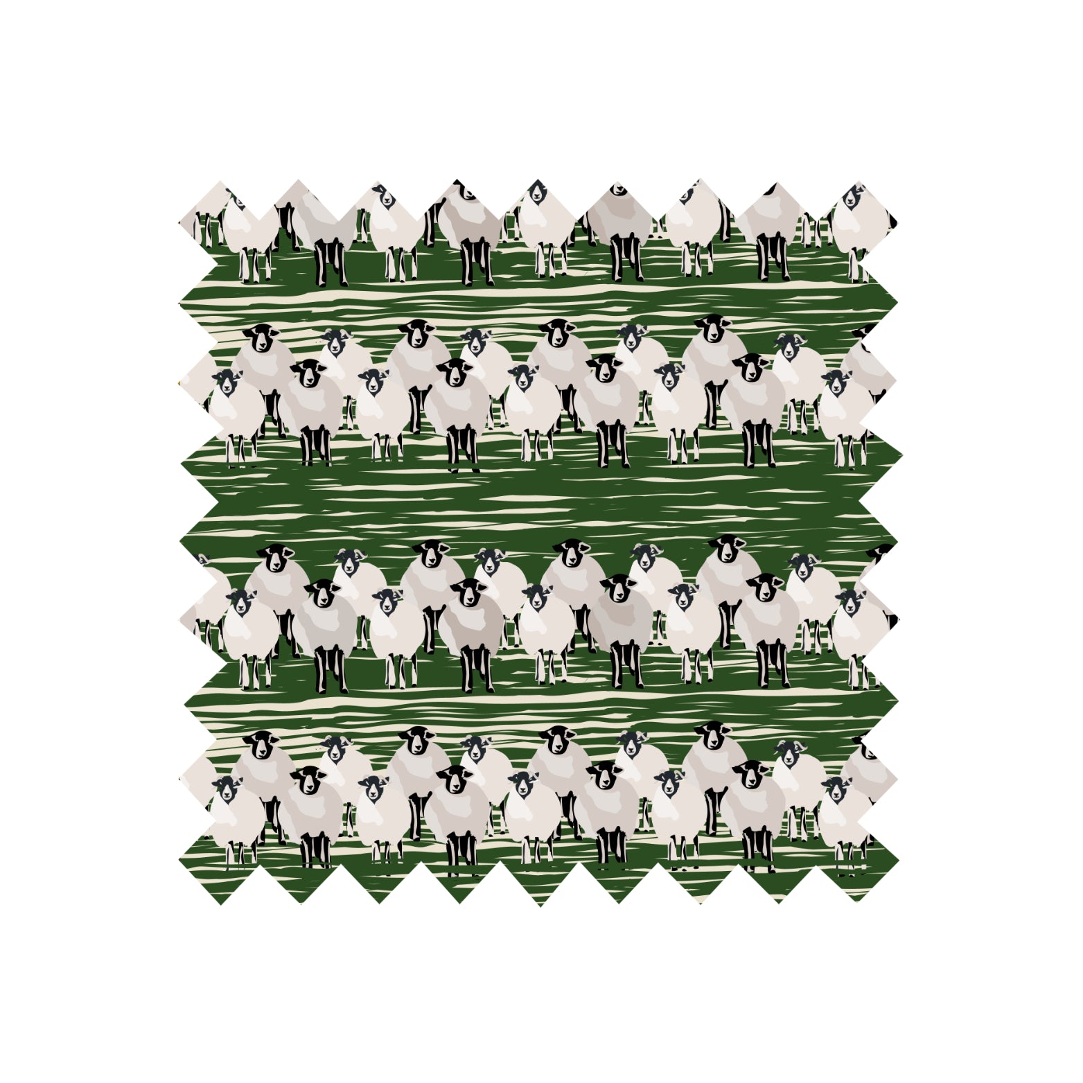 Remnant - 73x144cm - Sheep - Twill