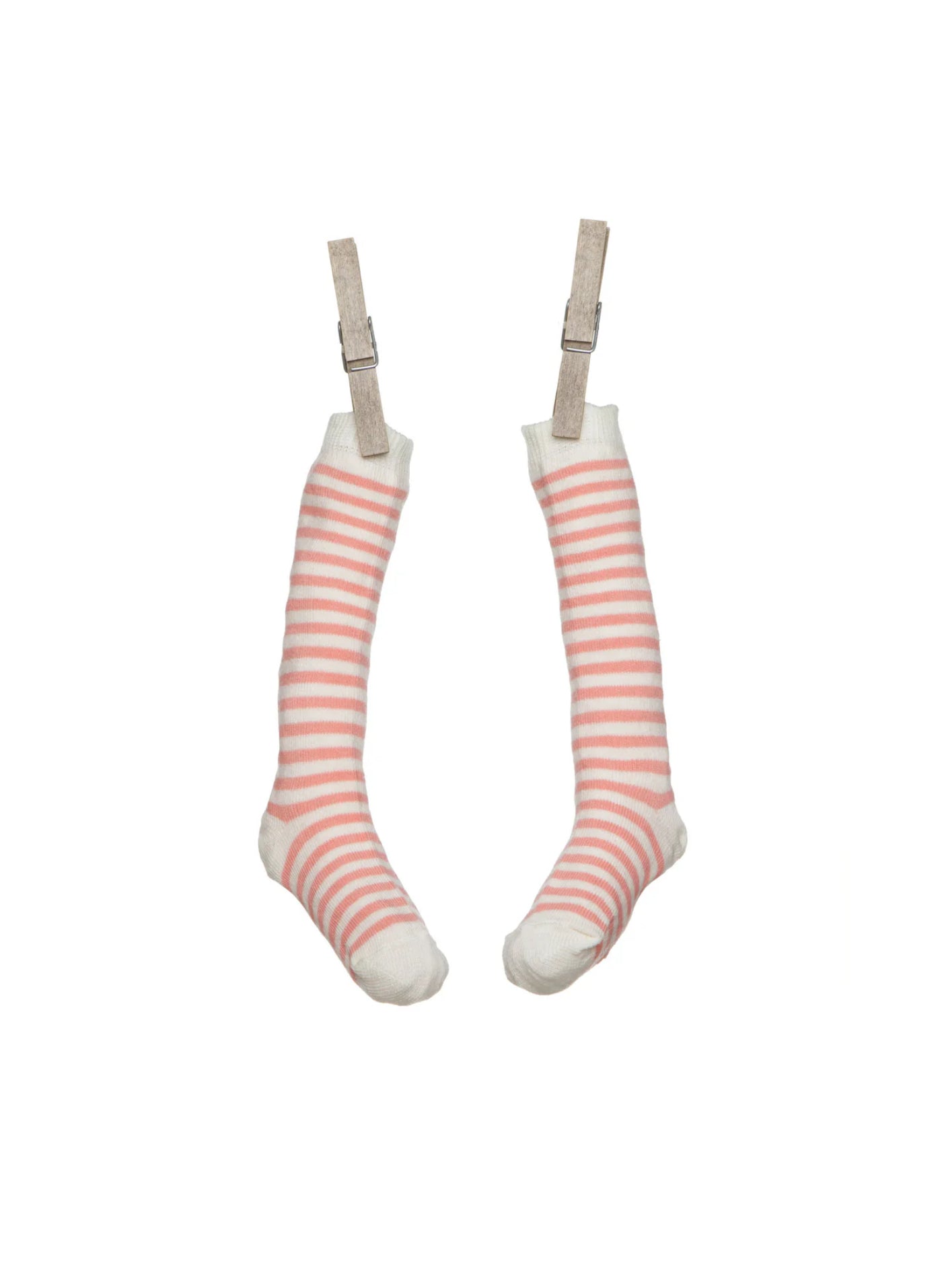 Baby / Toddler Knee High Socks - Rose Pink Stripe