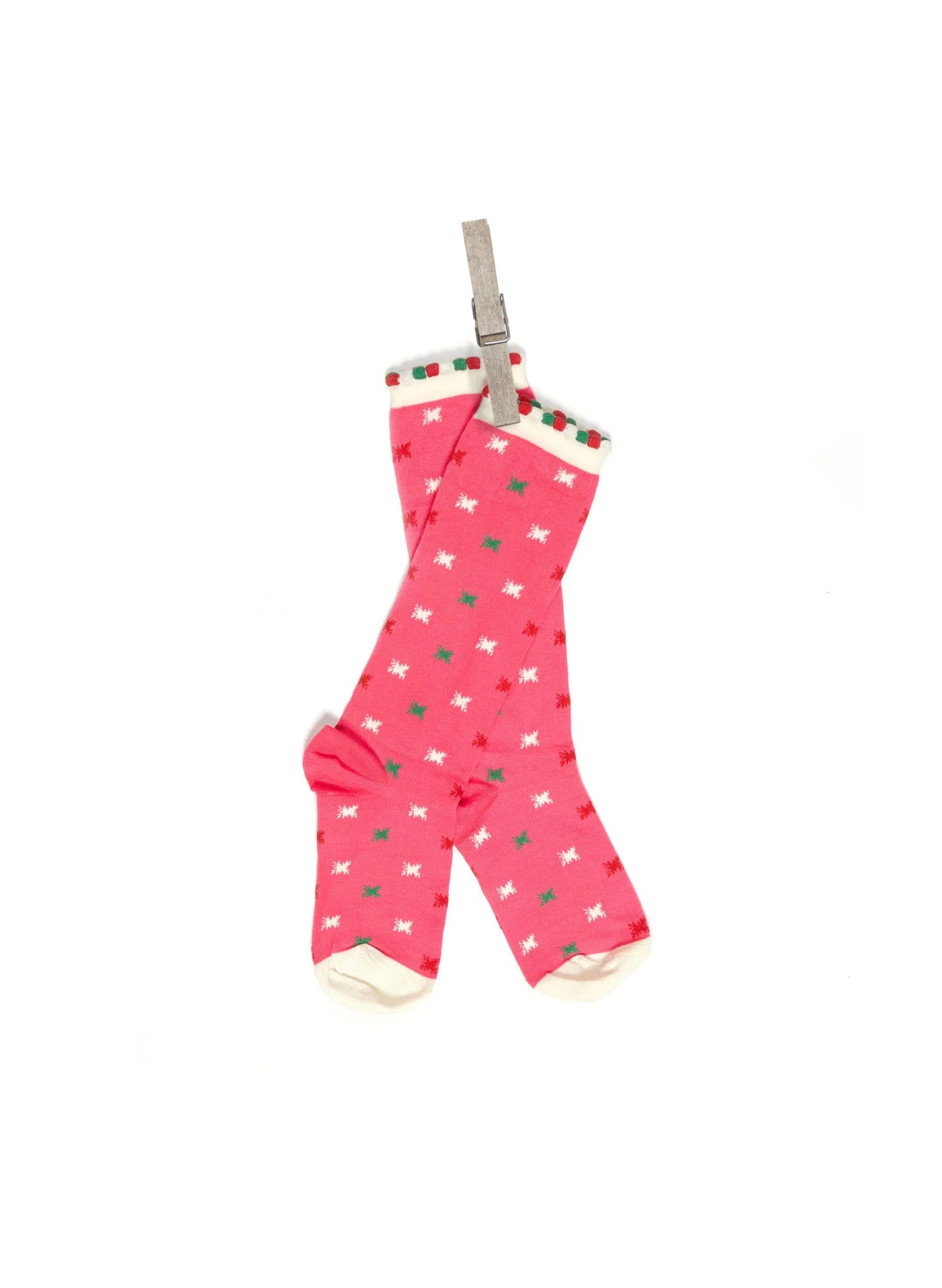 Archive Sale - Children's Socks - Pink Neon Star