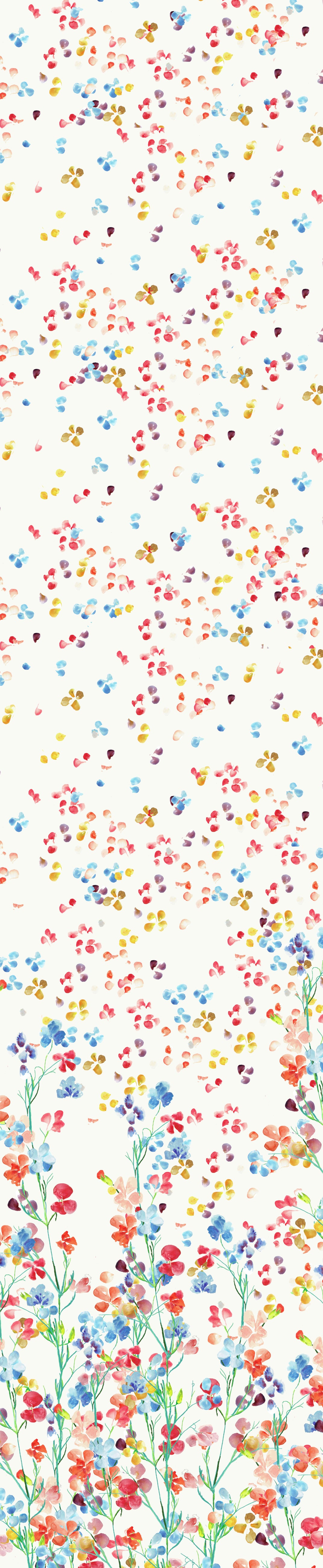 Remnant - 186x156cm - Sweet Peas - Cotton/Linen