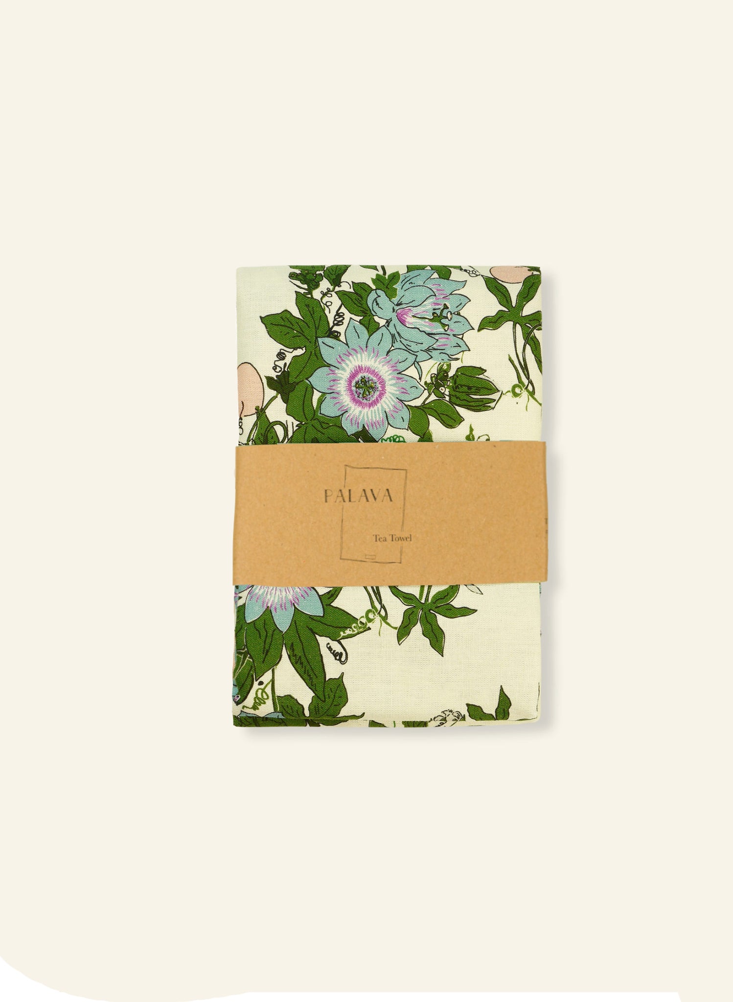 Tea Towel - Ivory PassionFlower