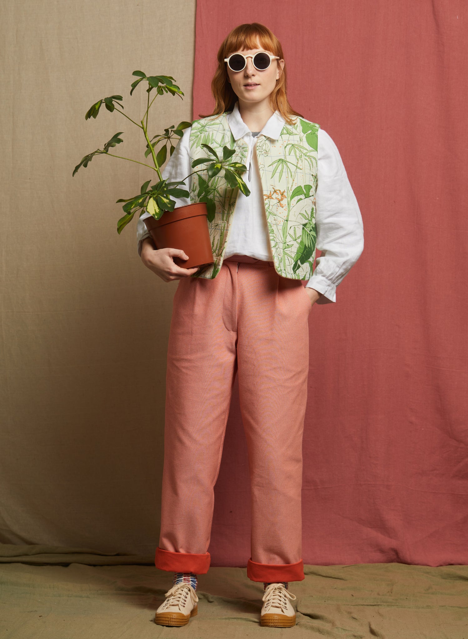 Thelma Trouser - Light Coral