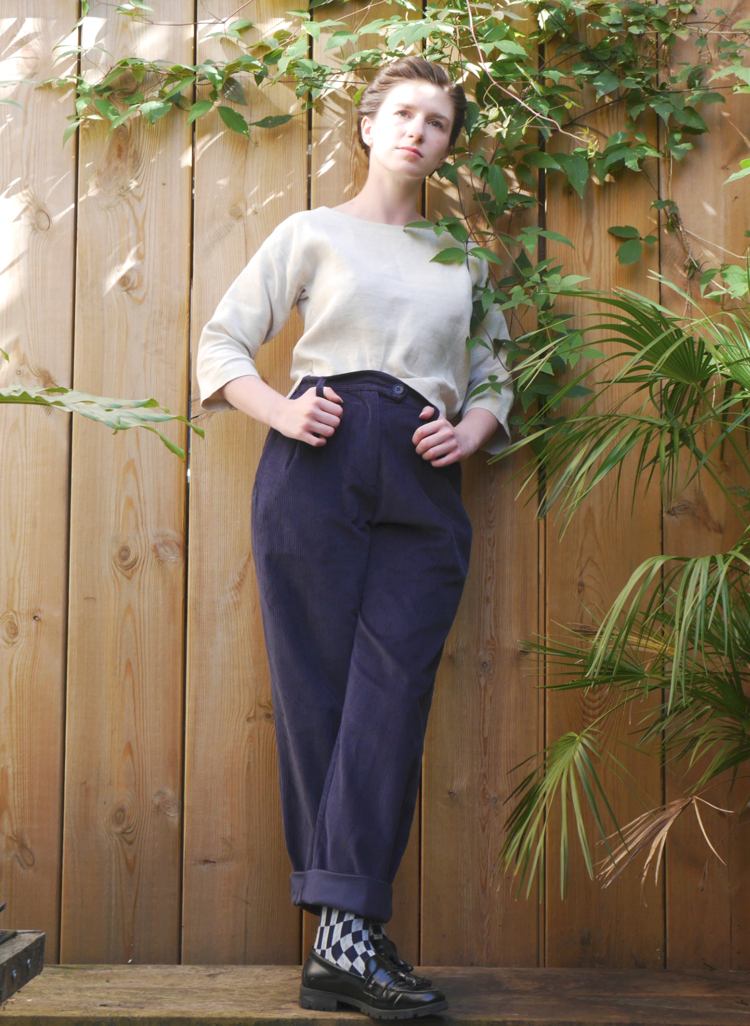 Tina Top - Natural Linen