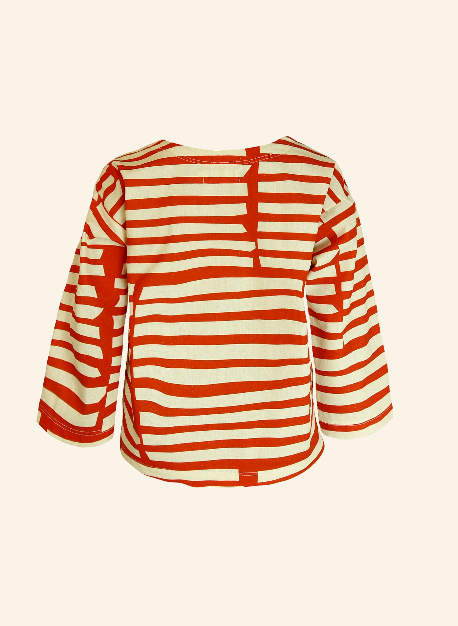 Tina Top - Red Box Stripe