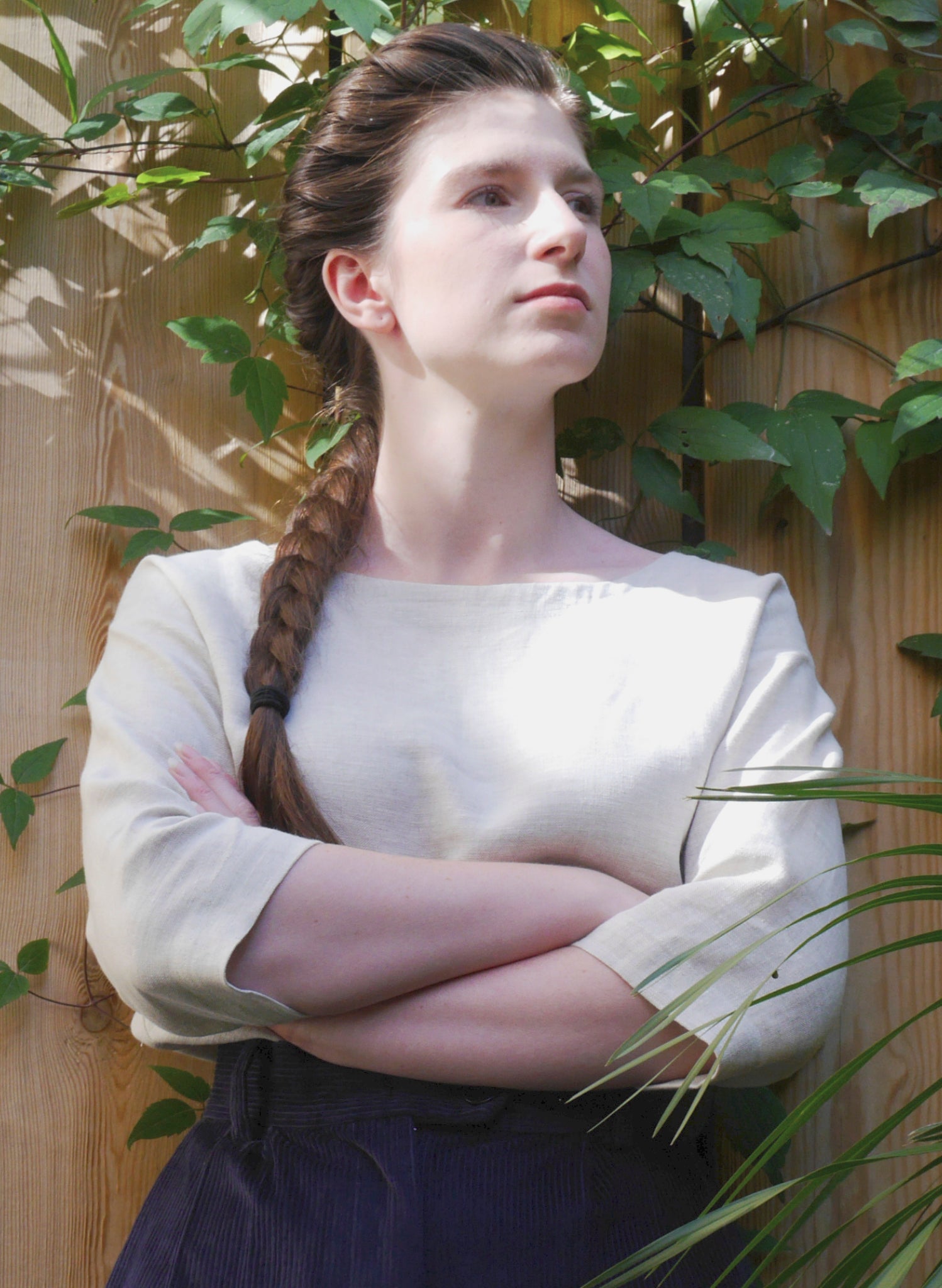 Tina Top - Natural Linen