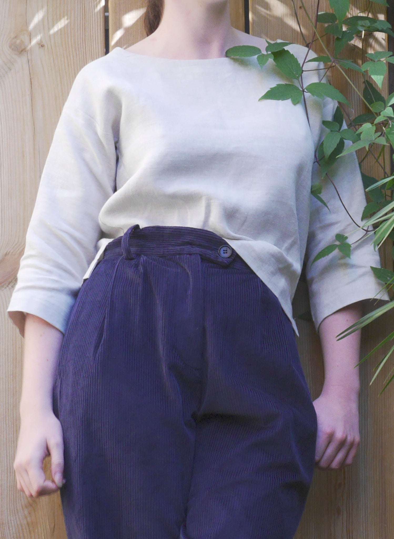Tina Top - Natural Linen