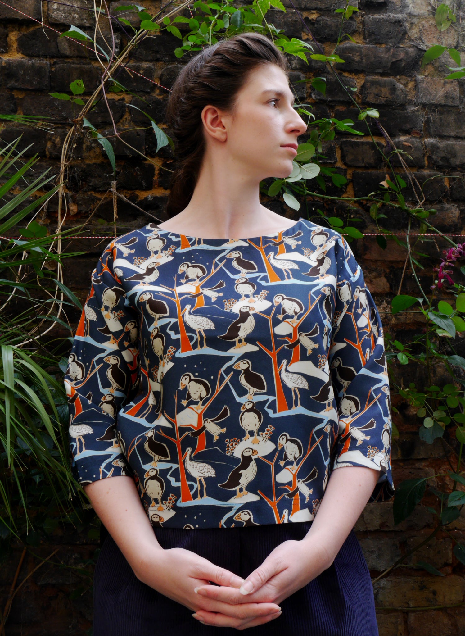 Tina Top - Blue Puffin