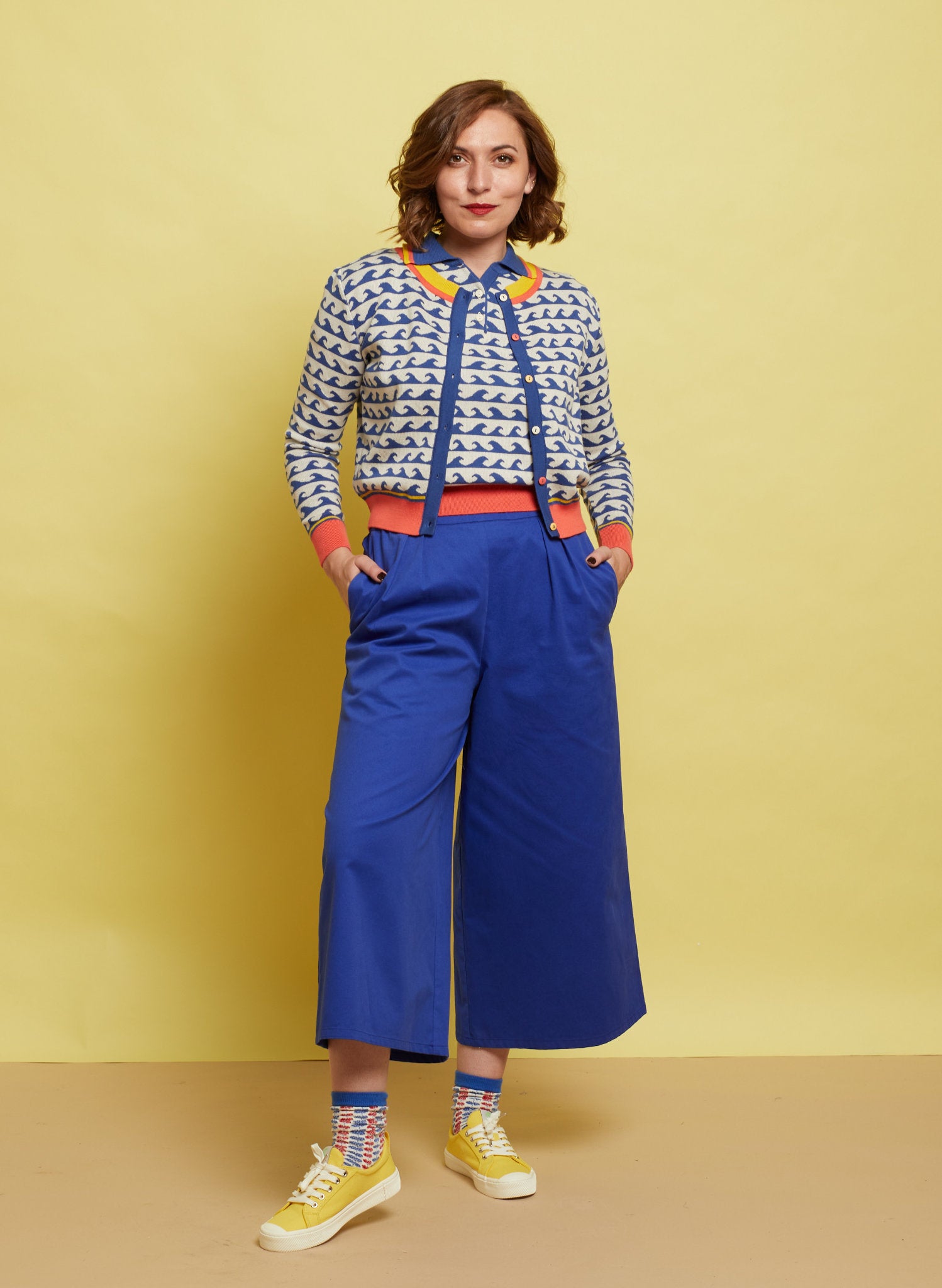 Archive Sale - S - Vera Cardigan - Blue Wave