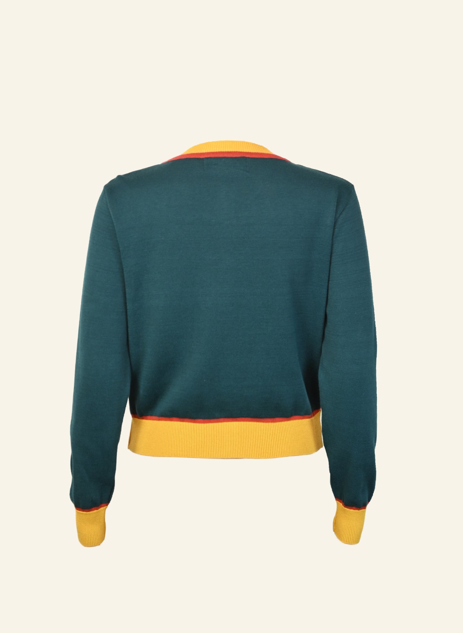 Vera - Teal Squirrel Cardigan