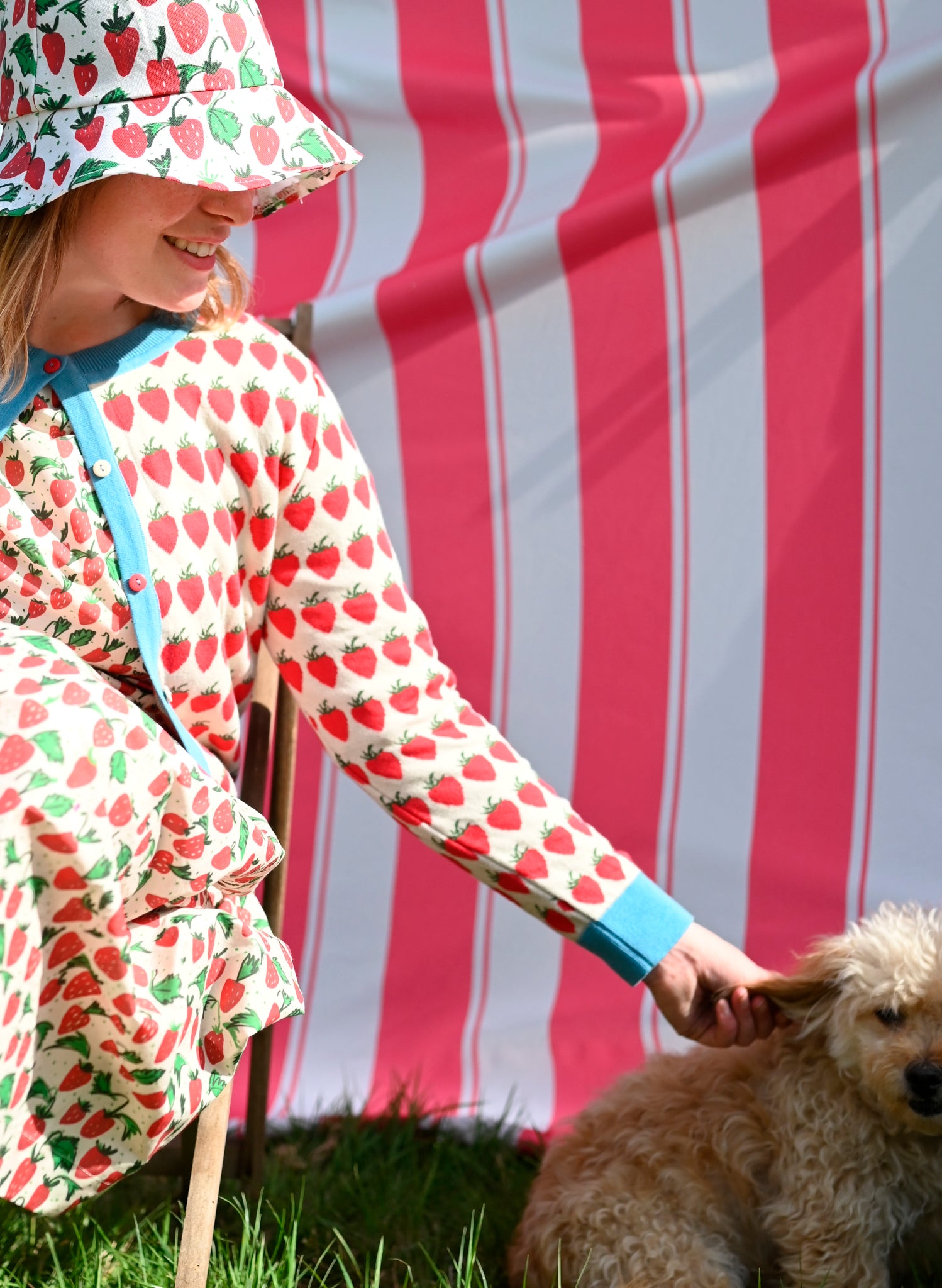 Vera - Red Strawberry Cardigan