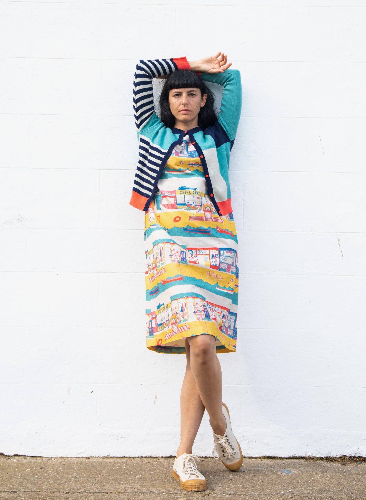 Vera Cardigan - Teal Beachcomber
