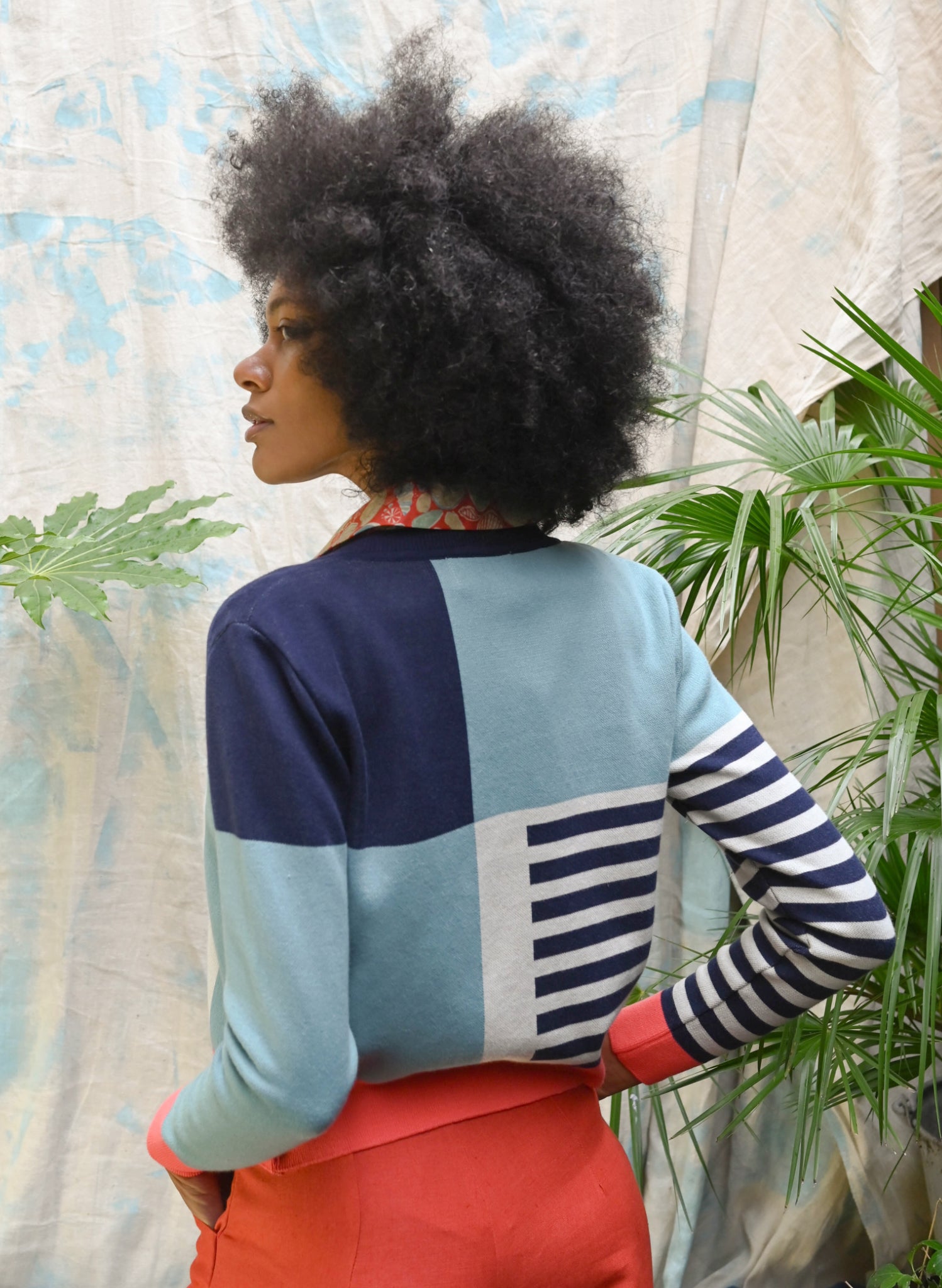 Vera Cardigan - Teal Beachcomber