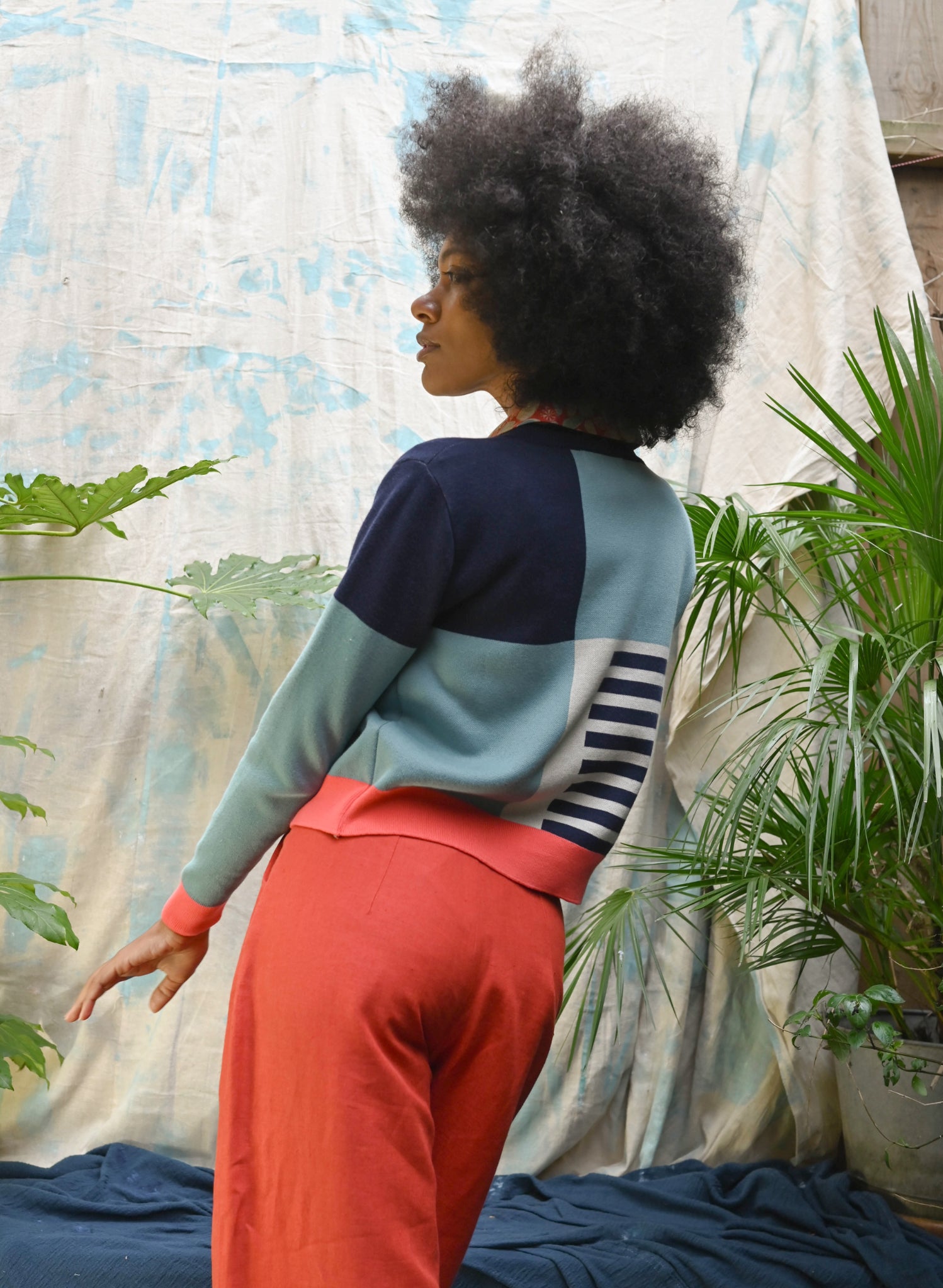 Vera Cardigan - Teal Beachcomber