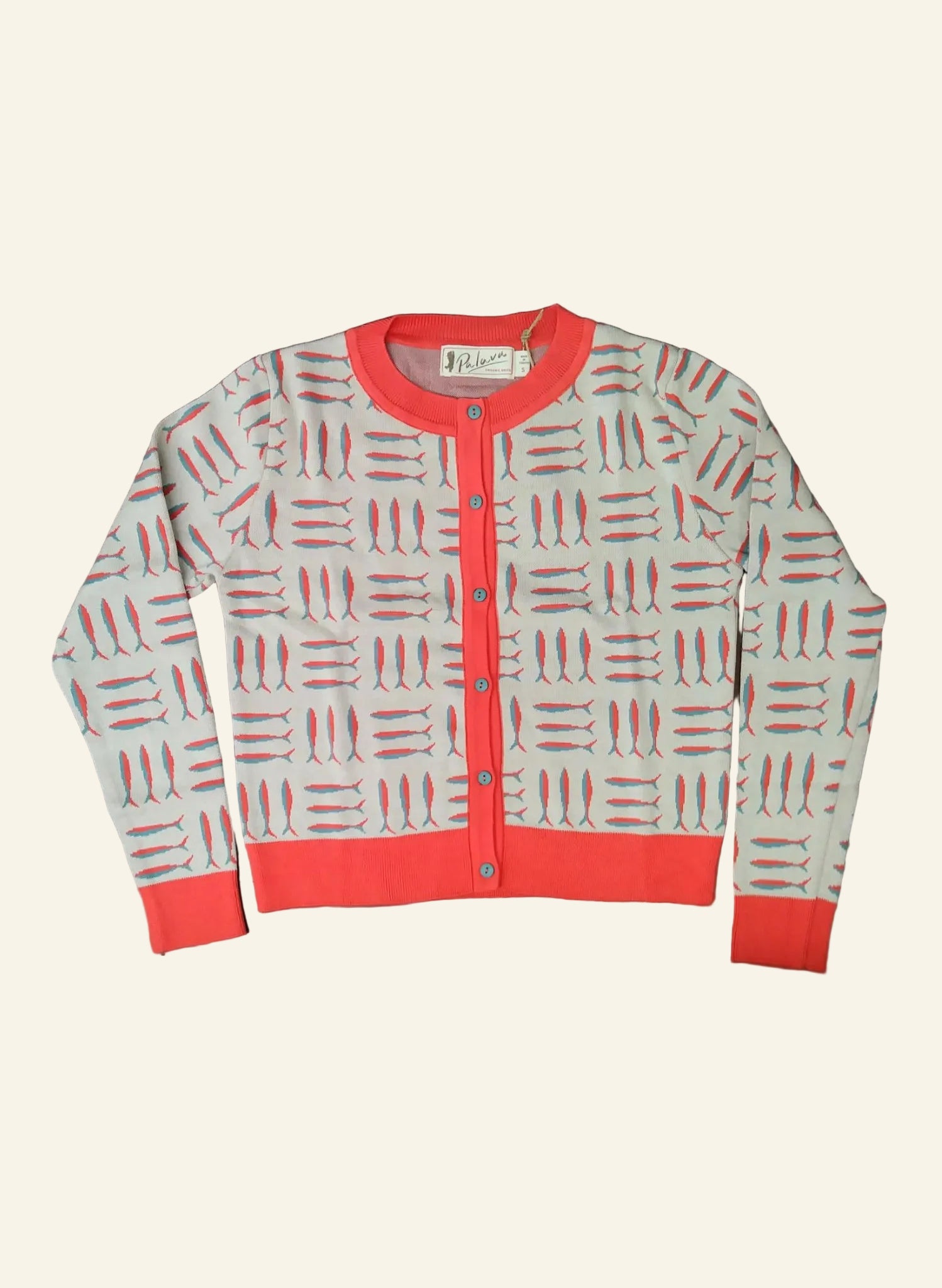 Archive Sale - Size S - Vera Cardigan - Cream Sardines