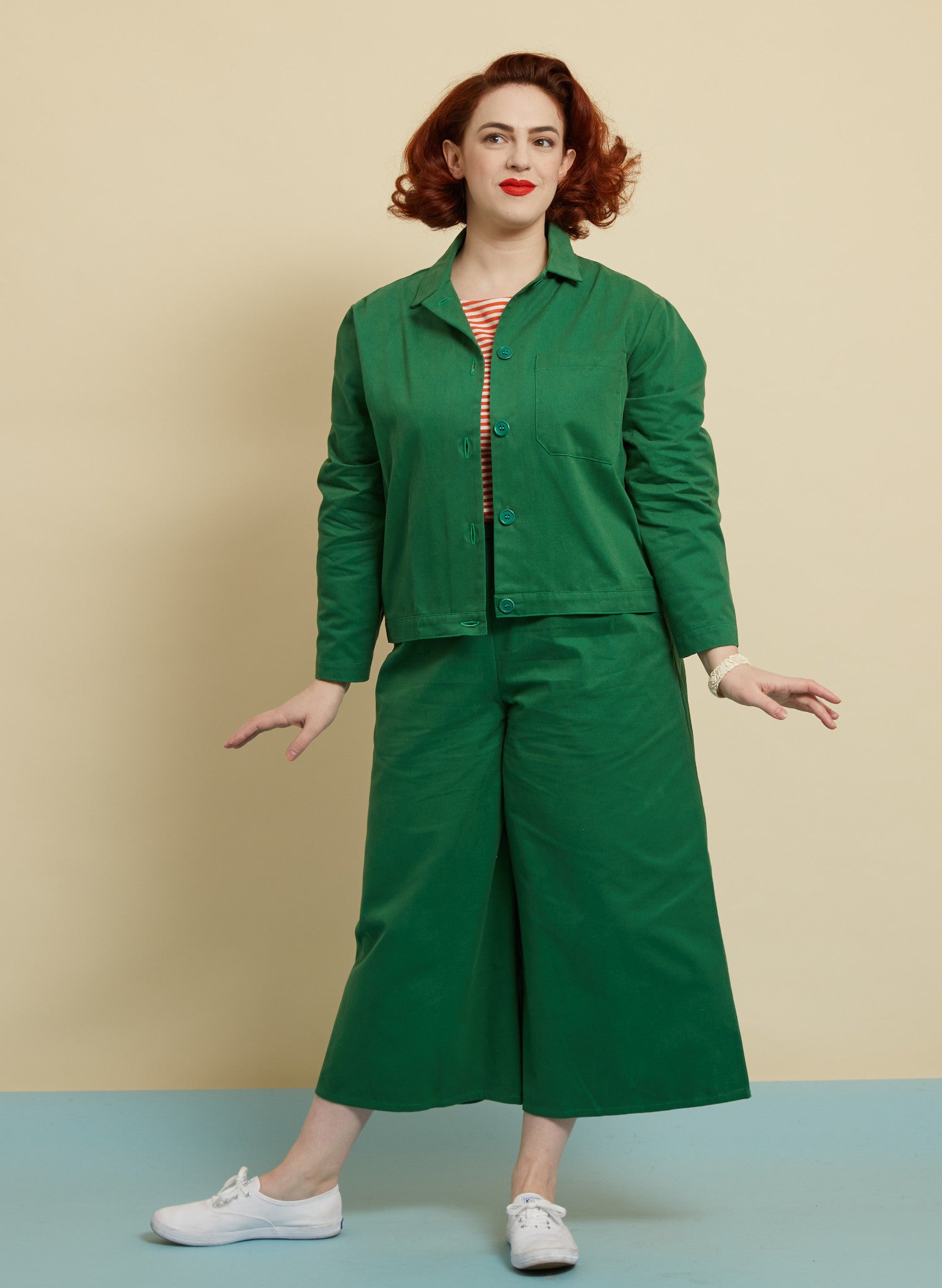 Green Workwear Jacket | 100% Organic Cotton | Made in London