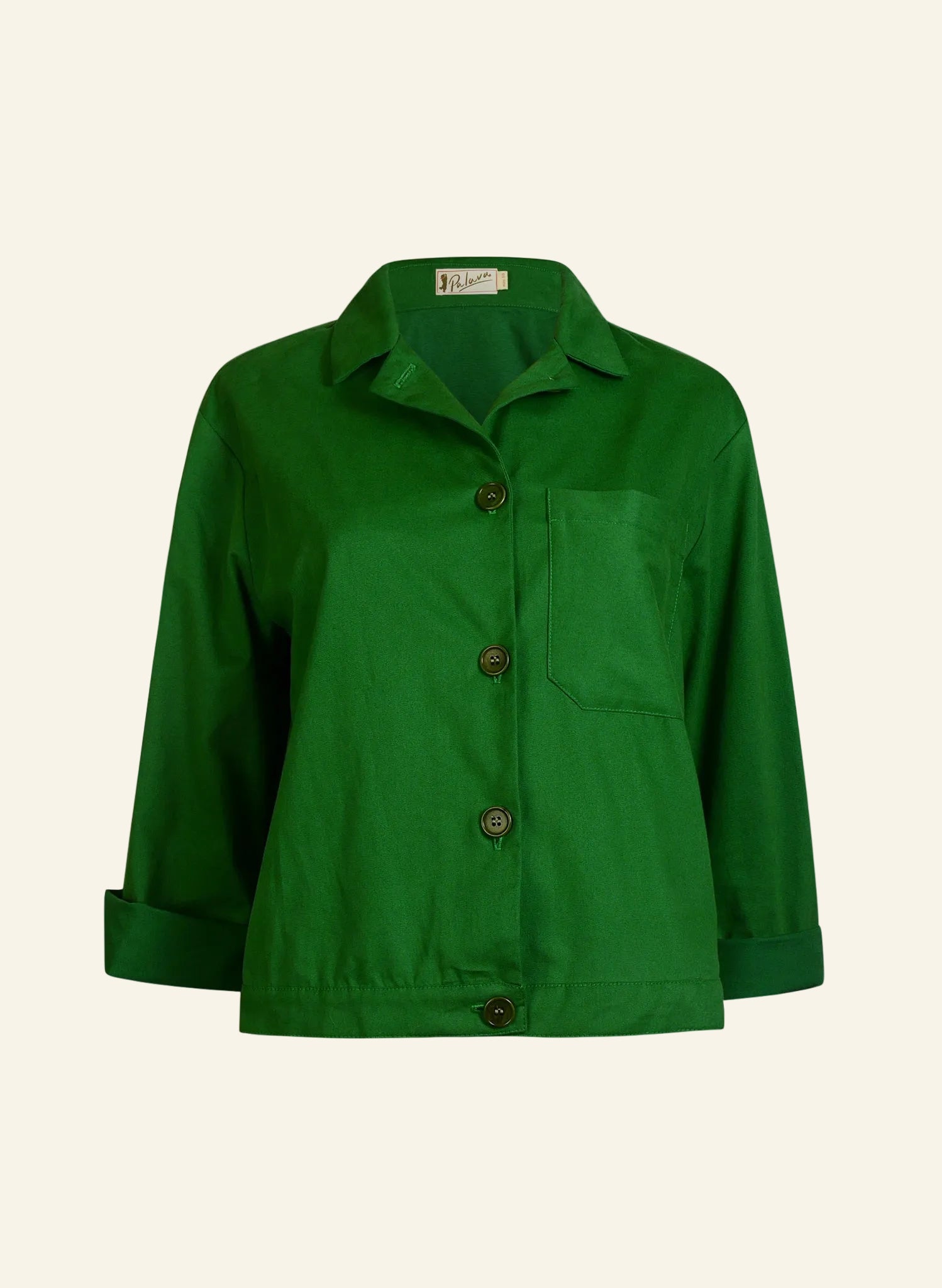 Archive Sale - Size 10 - Walter Workwear Jacket - Green Cotton