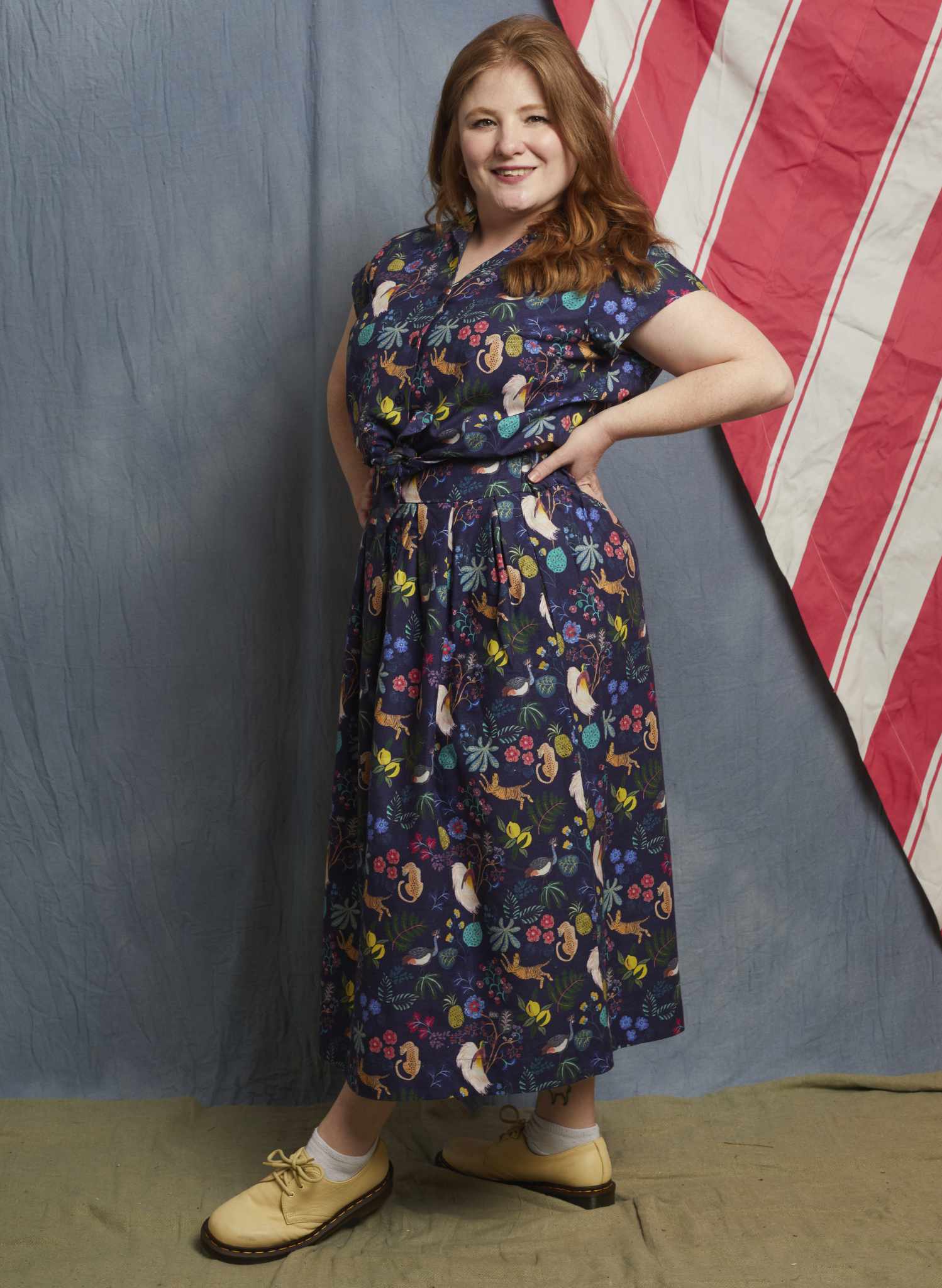 Florence Skirt - Navy Paradise Graden